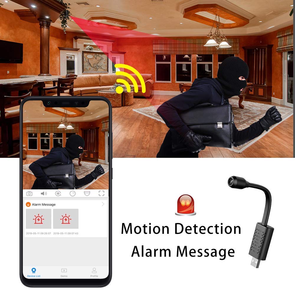 TECHNOVIEW WiFi Security Camera 1080P HD Wireless Indoor Camera with Night Vision, Motion Detection & 2-Way Audio - Home & Office Surveillance for Baby Monitor, Pet Camera, and Nanny Cam