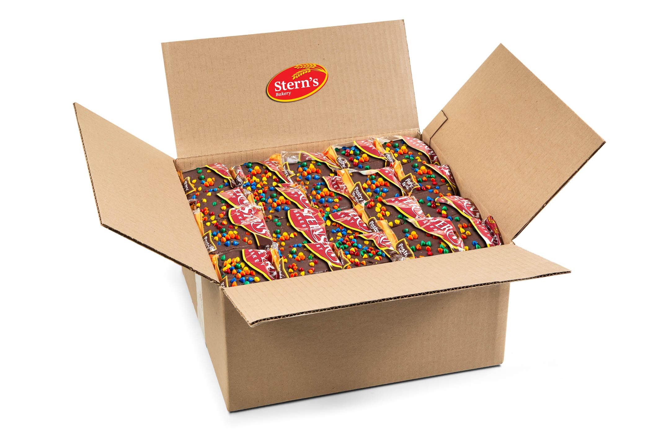 Delicious Confetti Brownie Snacks - 1.5 Oz Individually Wrapped (80 Count) | Nut Free & Dairy Free Treats by Stern's Bakery | Perfect for Office Snacks, School Lunches, Birthday Parties & Afternoon Tea