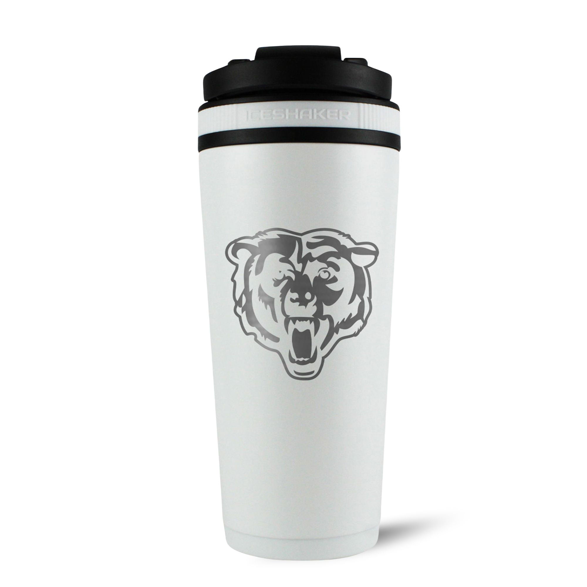 Chicago Bears 26oz Insulated Stainless Steel Water Bottle - Officially Licensed NFL Team Shaker Cup for Gym, Workouts & Outdoor Activities