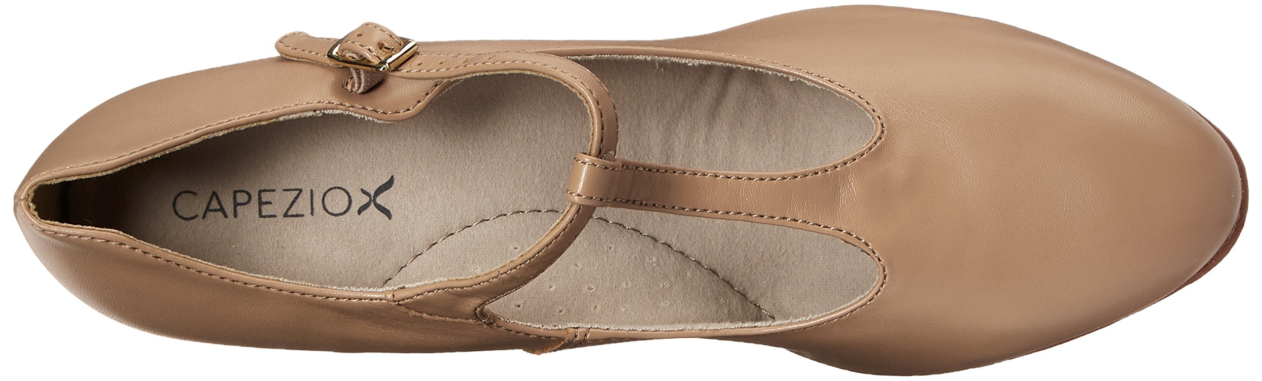 Capezio Women's Jr. Footlight T-Strap Dance Shoe - Jazz, Tap & Ballet Shoes for Performances & Practice | Comfortable & Stylish Dancewear for Recitals & Competitions