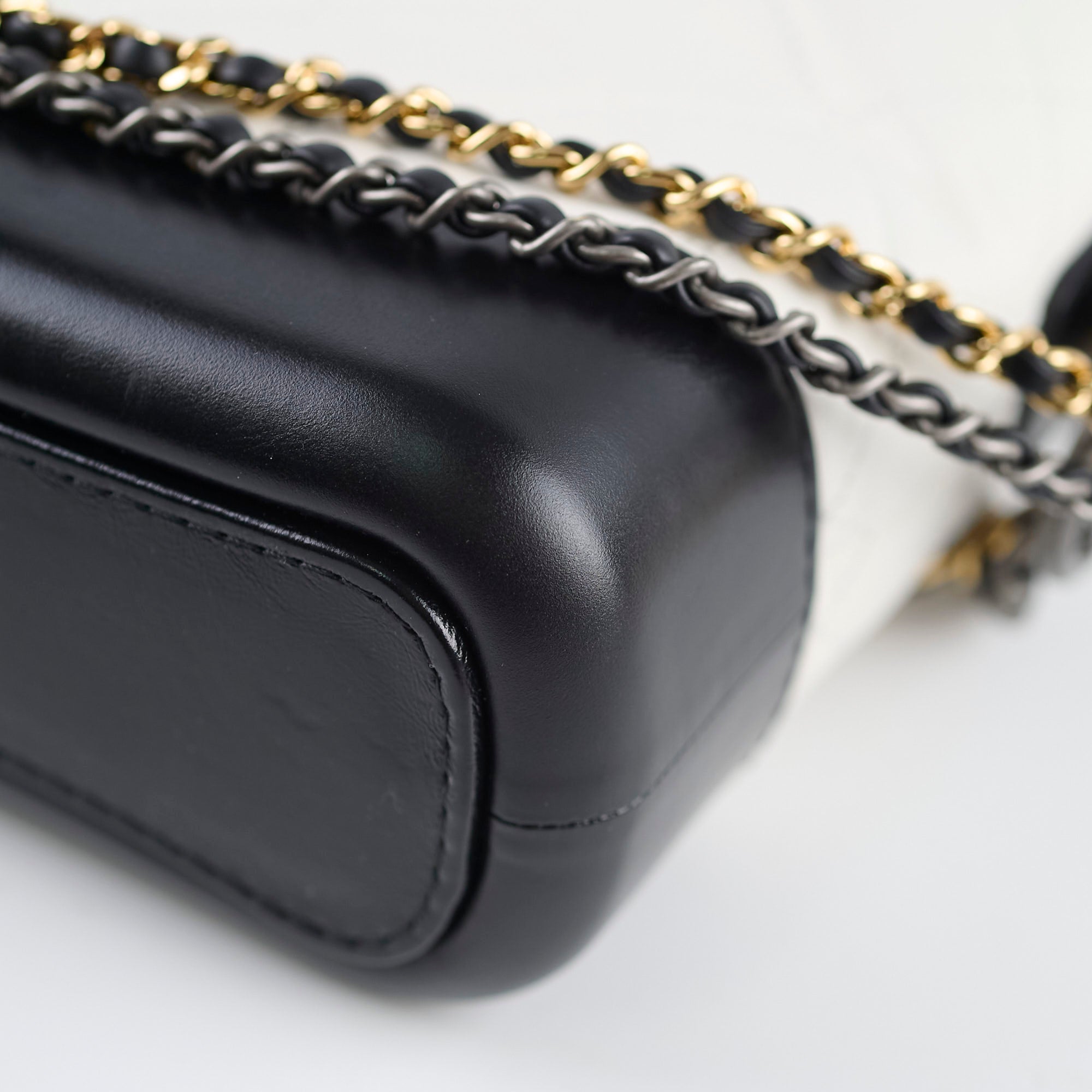 Chanel Small Gabrielle Bag in White & Black - Luxury Crossbody Handbag for Women, Perfect for Parties, Dates & Everyday Use