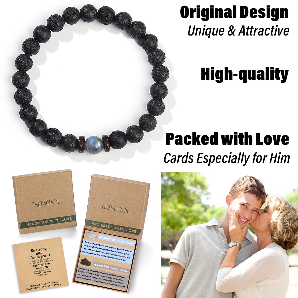 Cool Teen Boy Gifts - Bracelet for Ages 10-19 | Birthday, Graduation, Christmas