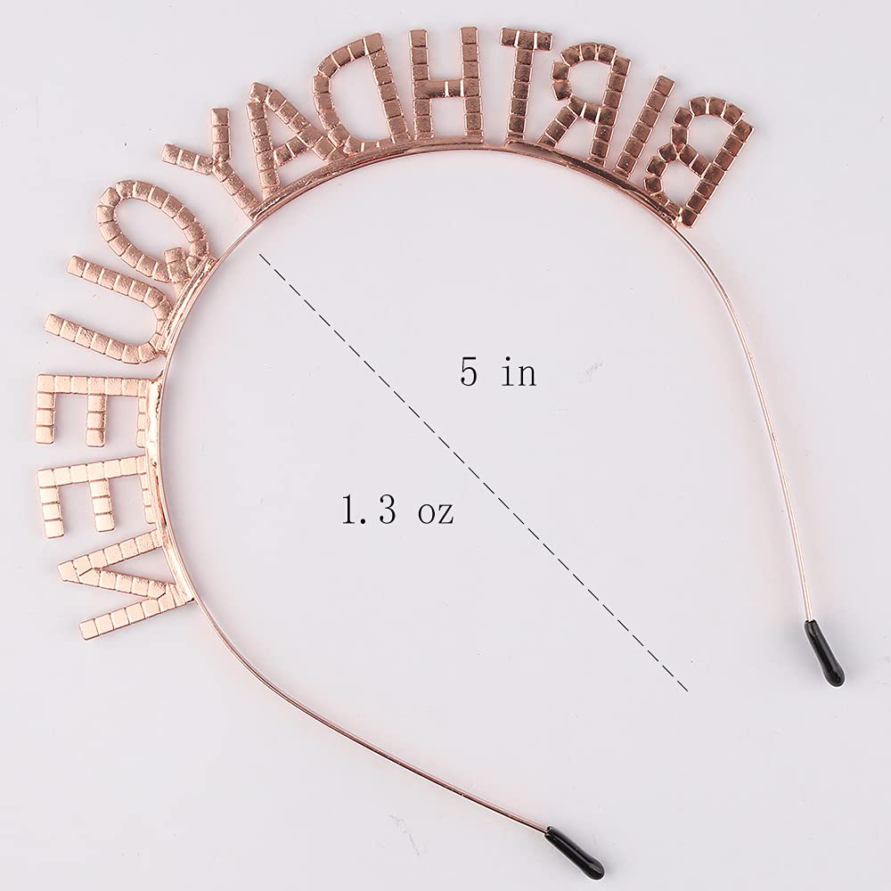 Elegant Silver Rhinestone Birthday Crown for Women & Girls - Queen Tiara Headband for Princess Party, Birthday Celebration & Special Occasions
