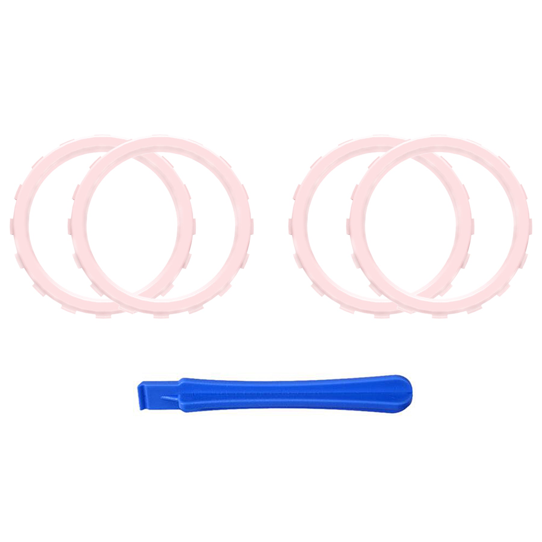 eXtremeRate Custom Pink Cherry Blossom Accent Rings for Xbox Elite Series 2 Core/Elite Series 2/Xbox One Elite Controller - Compatible with ASR Version Shell for Xbox Series X/S - Perfect for Gaming Setup & Controller Customization