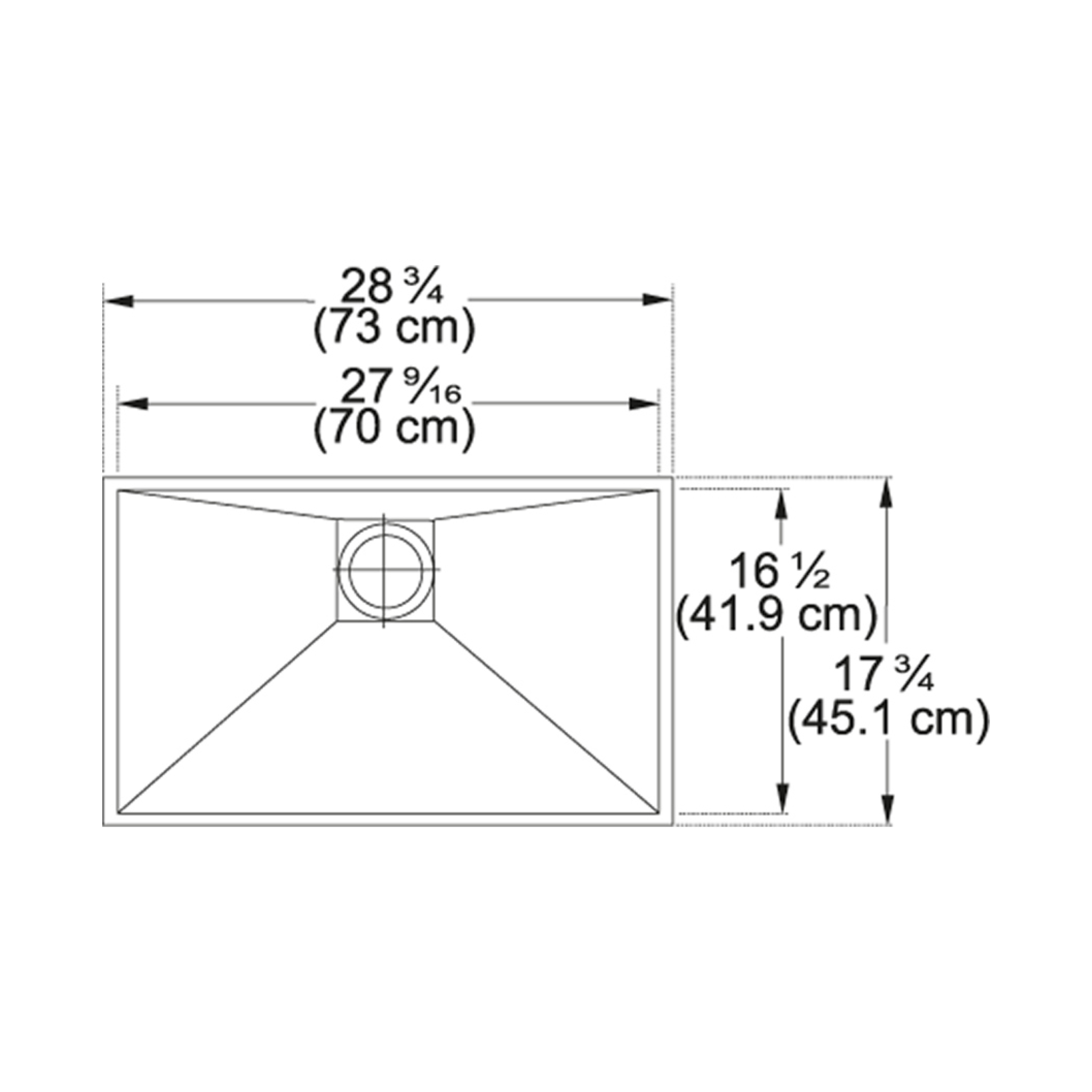 Franke Peak PKX11028 Stainless Steel Kitchen Sink - 33