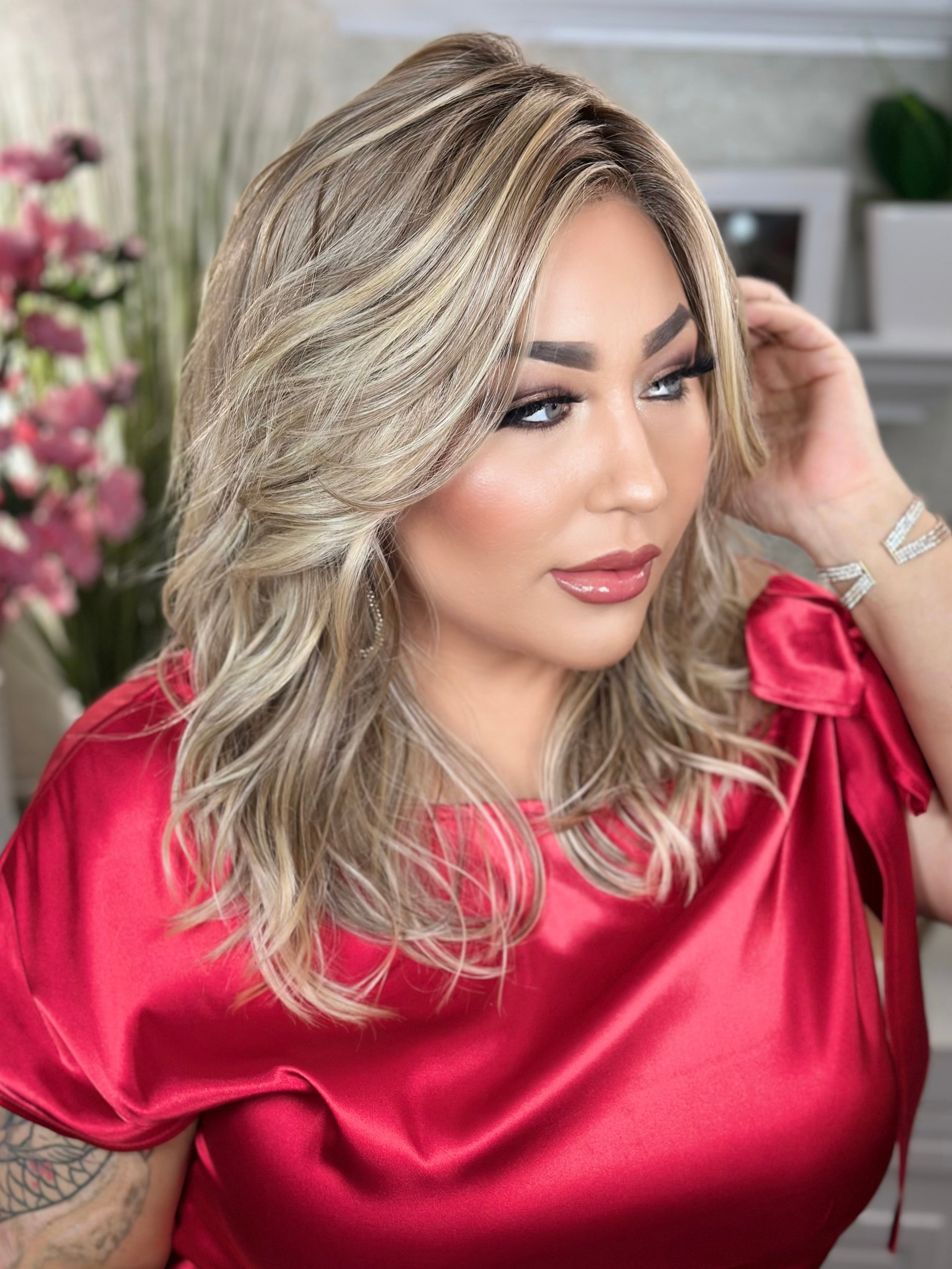 Fashion Forward Sunlit Beige Blonde Hair Extensions - Perfect for Parties, Weddings & Everyday Glamour