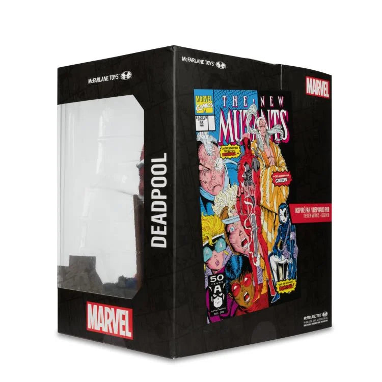 Marvel Comics Deadpool 1/10 Scale Action Figure - New Mutants #98 Collectible Model for Superhero Fans | Perfect for Display, Gifts, and Comic Book Collections