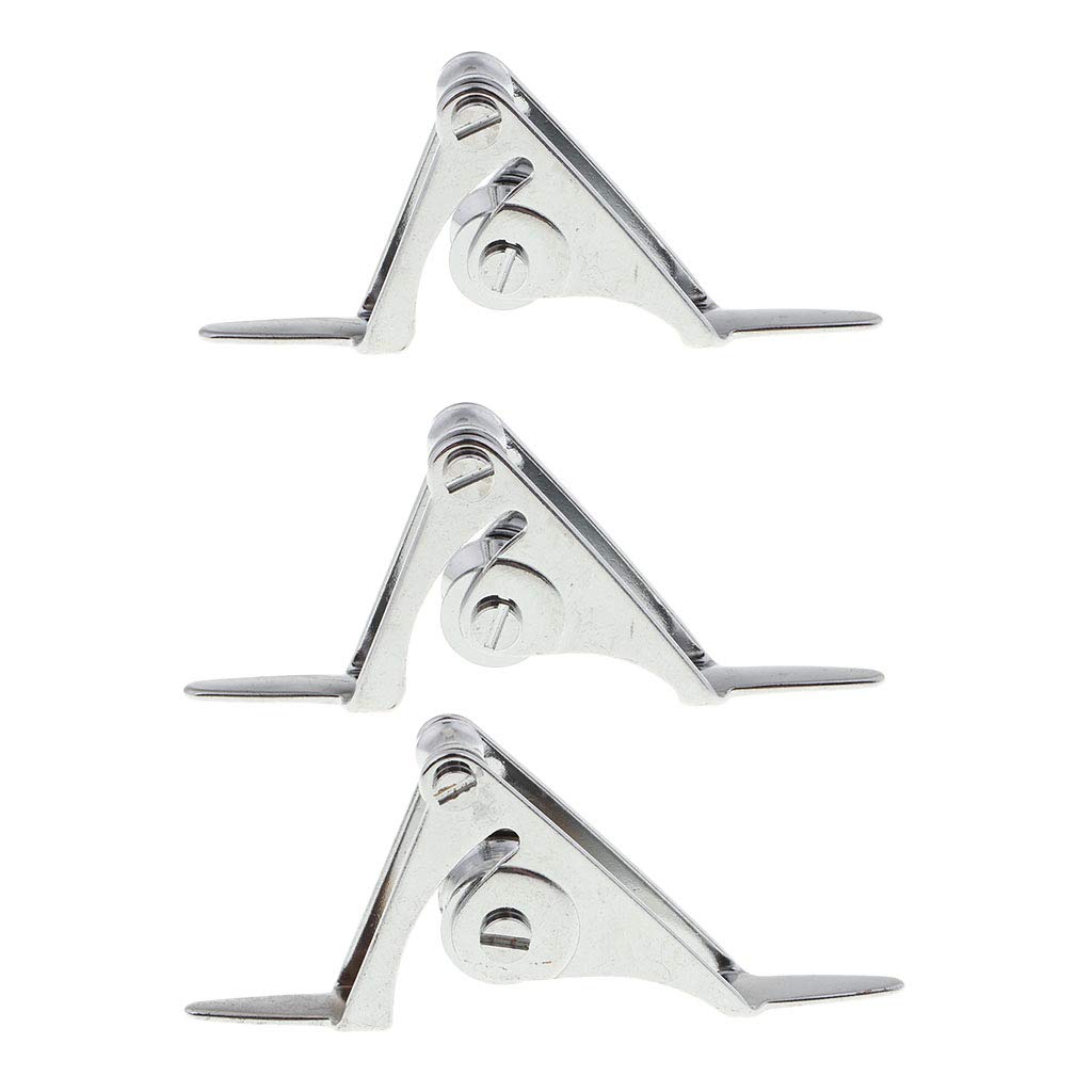 3PCS Stainless Steel Fishing Rod Roller Guides - Saltwater & Freshwater Boat Trolling, Slow Casting Game Fishing Accessories - Perfect for Offshore, Inshore, and Deep Sea Angling