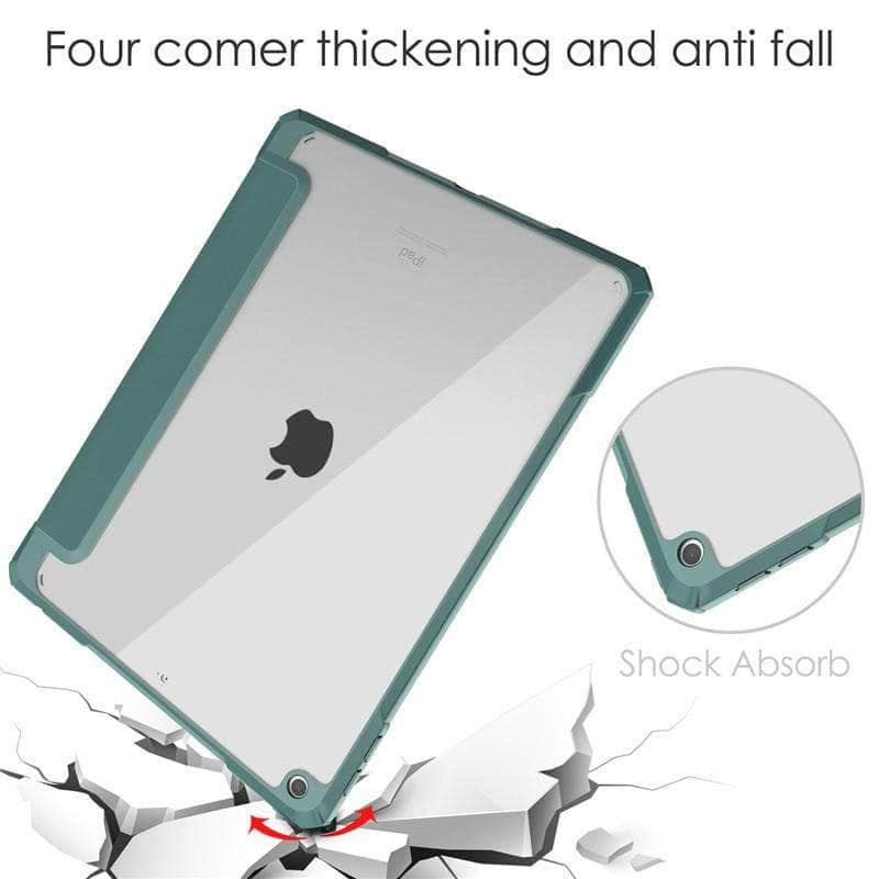 Premium iPad Pencil Holder Stand with Protective Shell - Secure Storage for Apple Pencil 1st & 2nd Gen - Perfect for Drawing, Note-Taking & Digital Art at Home, Office or School