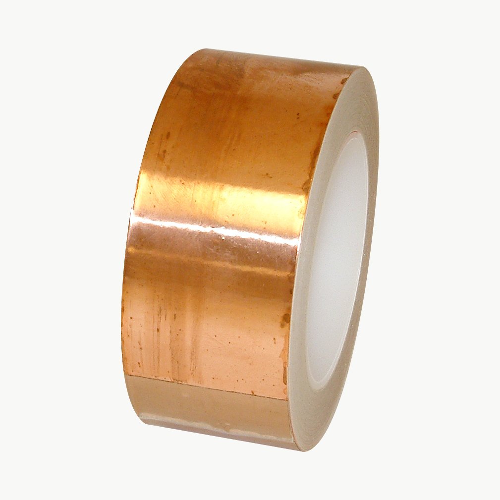 JVCC CFL-5CA Conductive Copper Foil Tape with Adhesive - 2 Inch x 36 Yards Roll - EMI Shielding, Electrical Repairs, Grounding, Crafts - Perfect for Electronics, HVAC, DIY Projects & Artwork