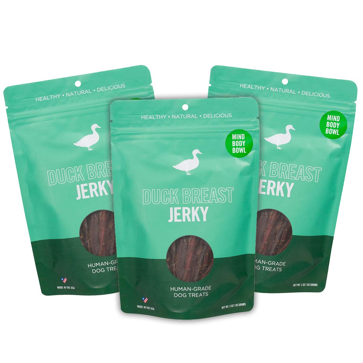 Premium Smoked Dog Treats - 4 oz Healthy Spot Mind Body Bowl - All-Natural Dog Snacks for Training & Rewards - Perfect for Small & Medium Breeds