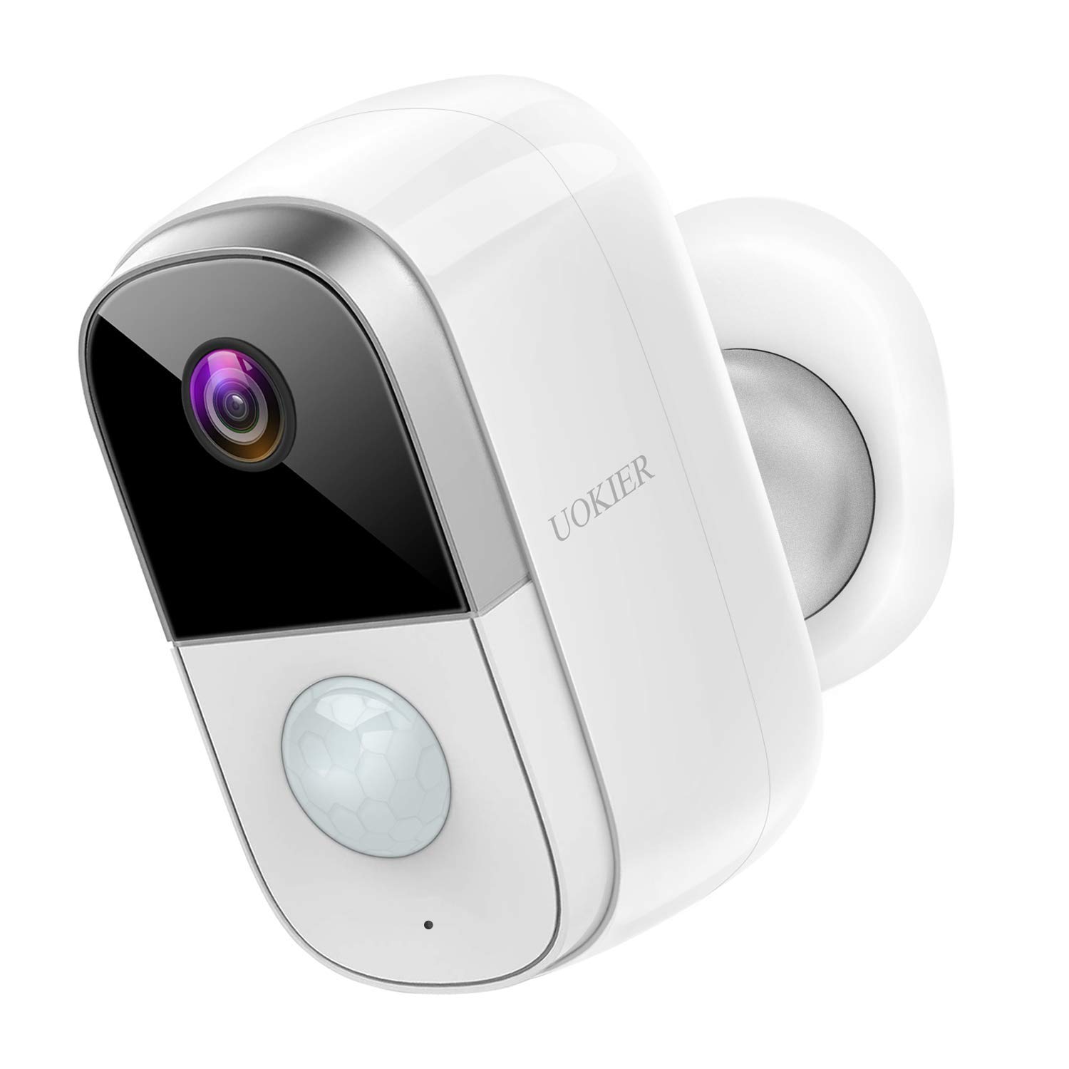 UOKIER Wireless Security Camera Outdoor Indoor - Rechargeable Battery Powered WiFi Camera with 1080P HD, Night Vision, Motion Sensor & 2-Way Audio - Supports TF Card/Cloud Storage - Ideal for Home, Office, Baby Monitor and Pet Surveillance