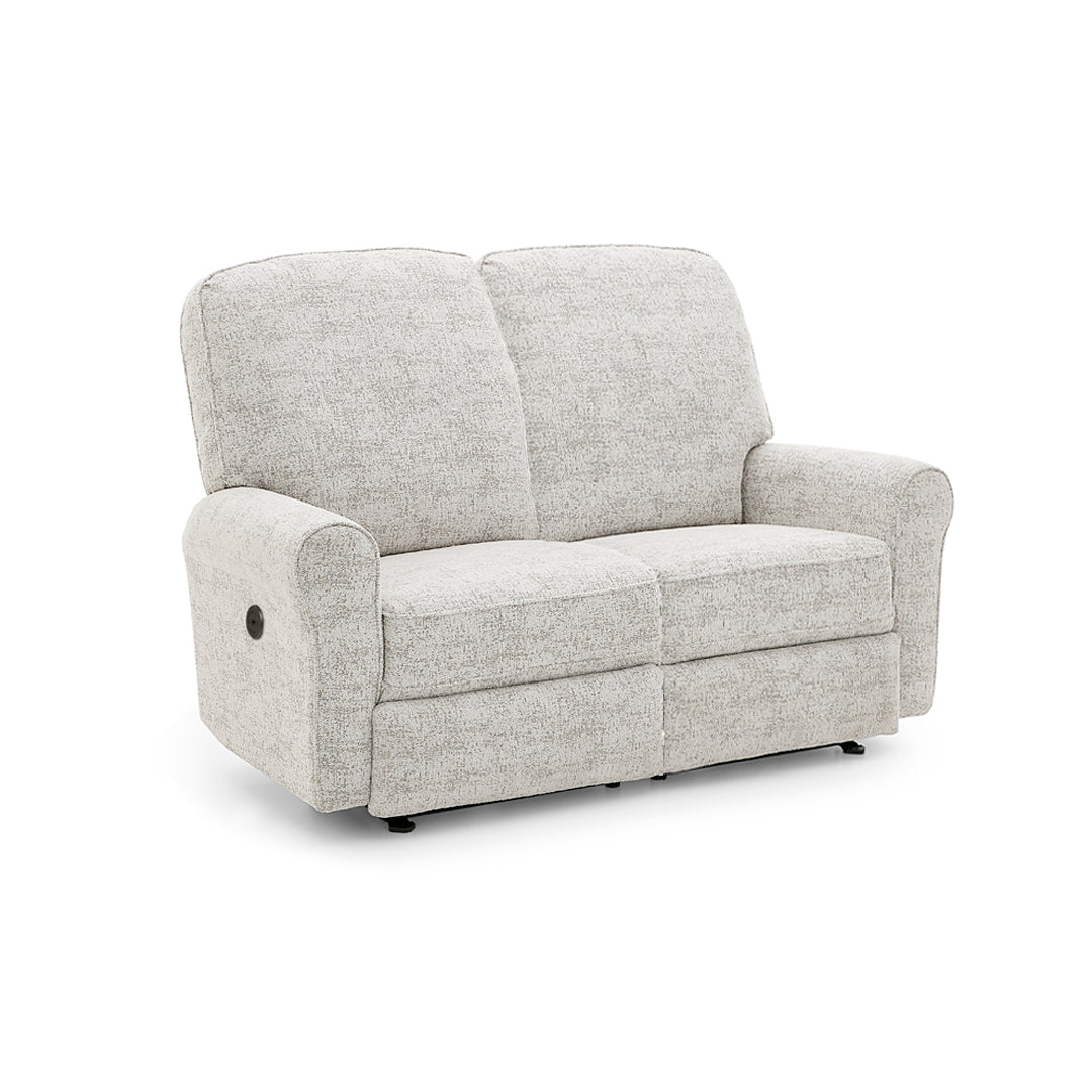 Josey Power Reclining Loveseat - Modern Electric Recliner Sofa with USB Charging Ports, Cup Holders & Lumbar Support - Perfect for Living Room, Home Theater & Small Spaces
