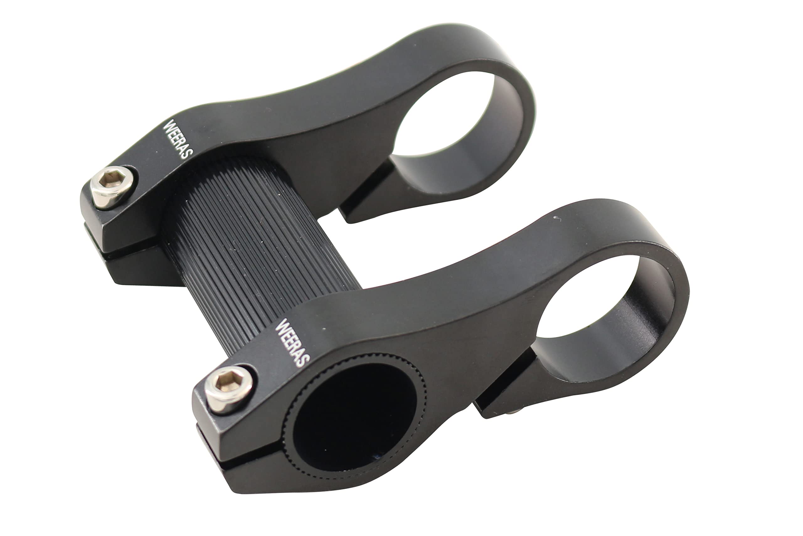 25.4mm Double-Stem Handlebar Riser Adapter - Ultralight Aluminum for Folding Bikes - Perfect for Commuting & Urban Cycling Accessories