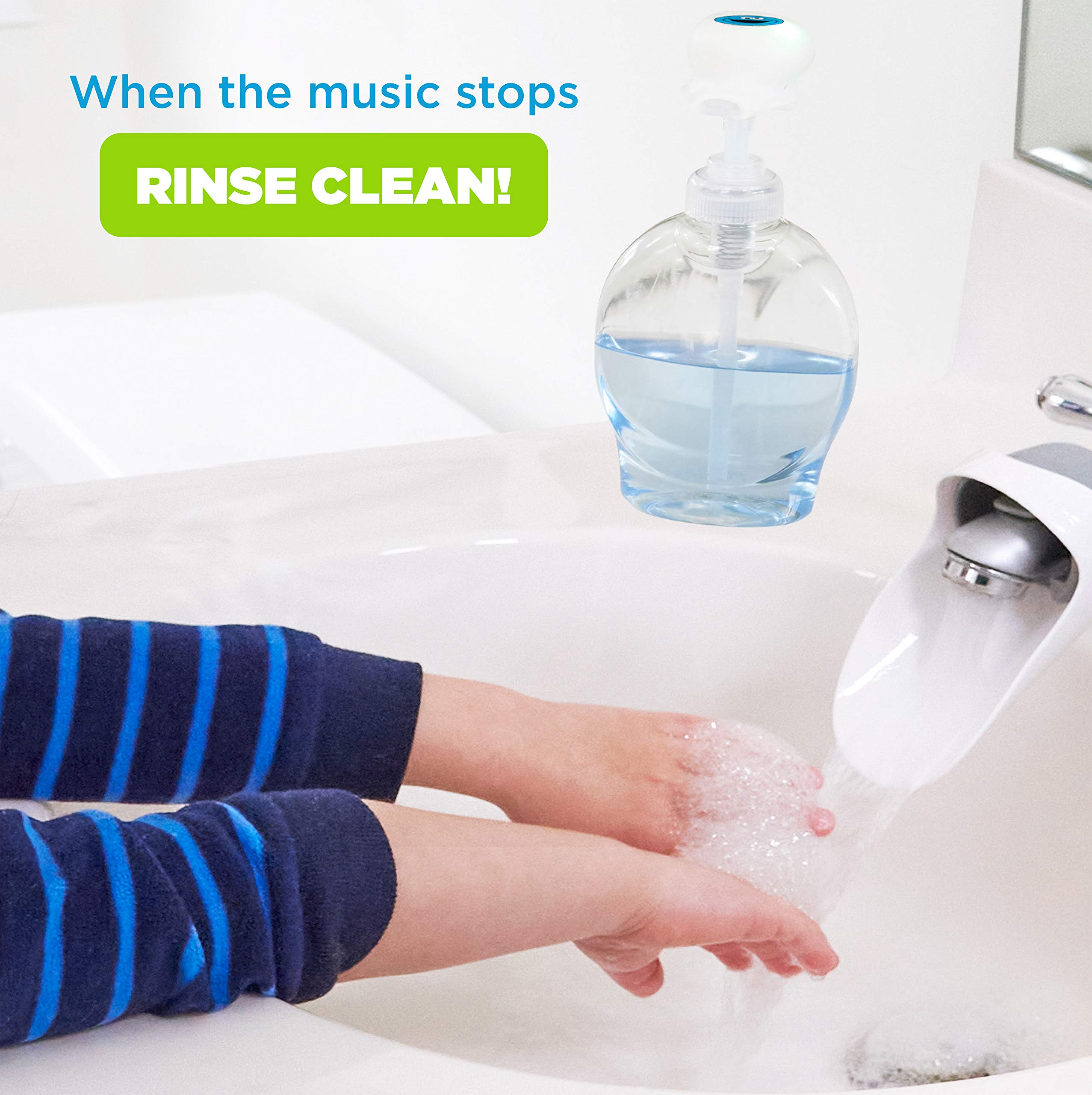 Sesame Street Cookie Monster Musical Soap Dispenser with Timer - Fun Hand Wash Timer for Kids, Perfect for Bathroom & Kitchen Sink - Great Gift for Toddlers & Preschoolers