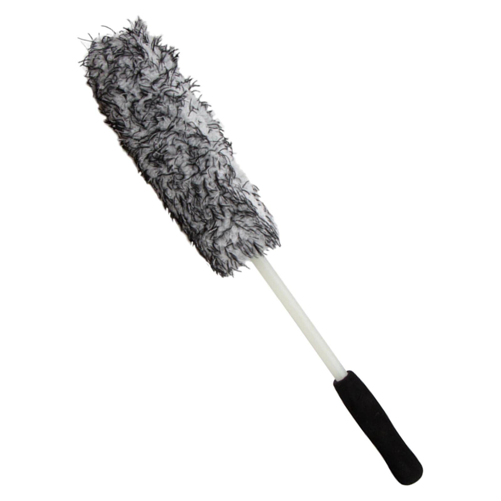 Homyl Car Wheel Rim Brush - Heavy Duty Wheel Detailing Brush for Cleaning Dirty Tires & Truck Rims | Perfect for Auto Detailing, Car Wash & DIY Cleaning