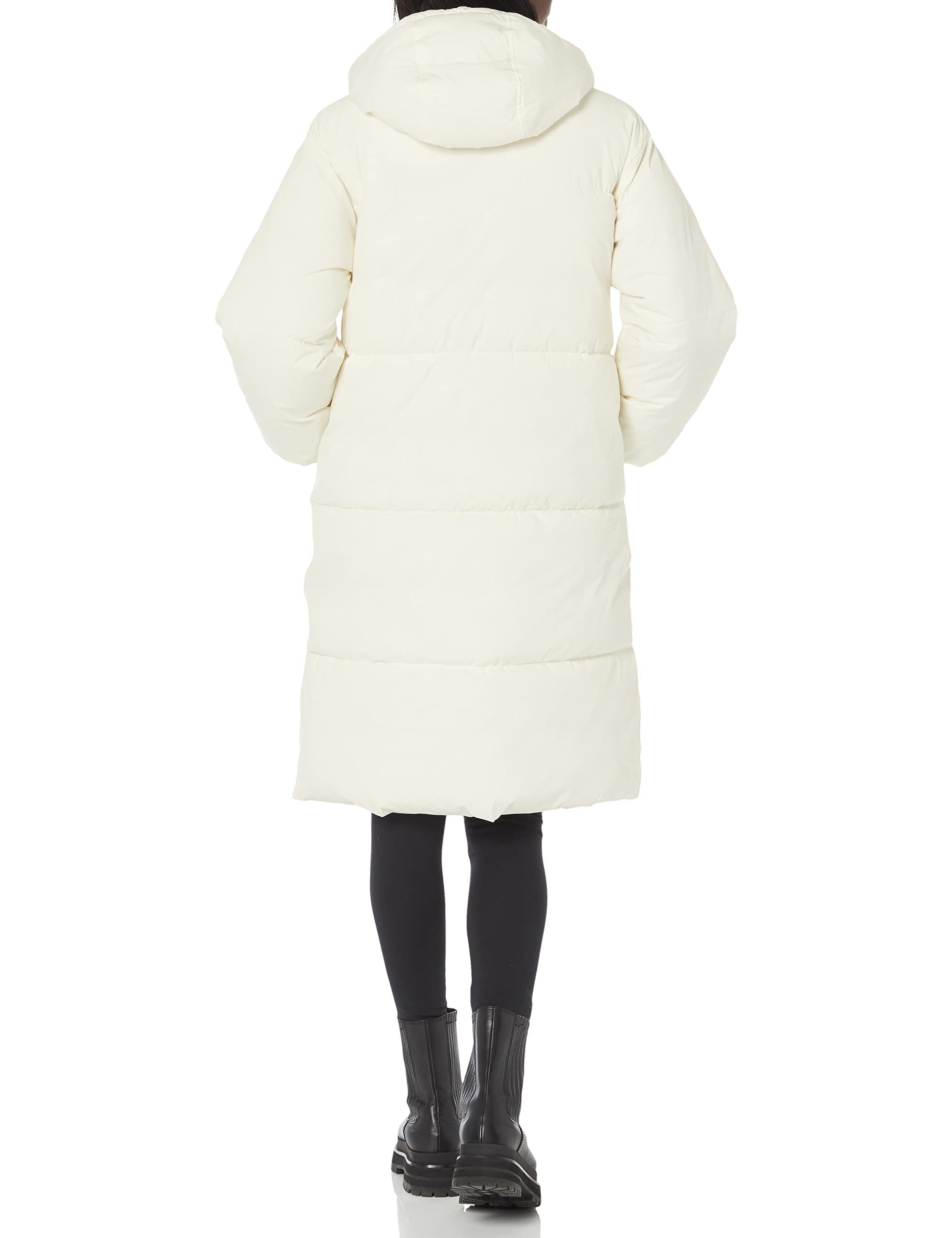 Amazon Essentials Women's Oversized Long Puffer Jacket - Warm Winter Coat with Hood, Water-Resistant, Plus Size Available - Perfect for Cold Weather, Outdoor Activities & Daily Commute