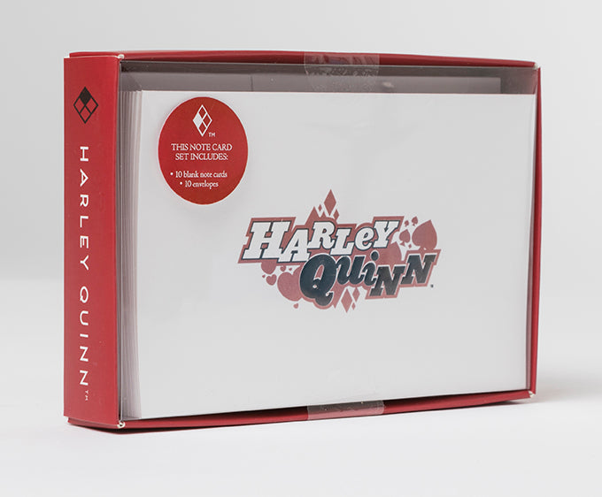 DC Comics Harley Quinn Foil Note Cards - Set of 10 Premium Greeting Cards for Birthday, Thank You & Special Occasions - Perfect for Collectors & Comic Book Fans