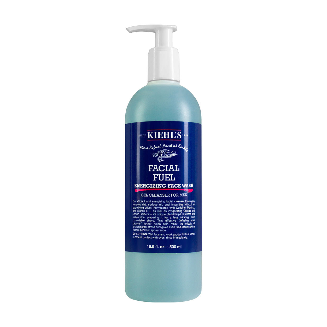 Facial Fuel Energizing Face Wash for Men - Oil-Free Deep Cleansing & Exfoliating - Revitalize Skin for Gym, Workout & Daily Use