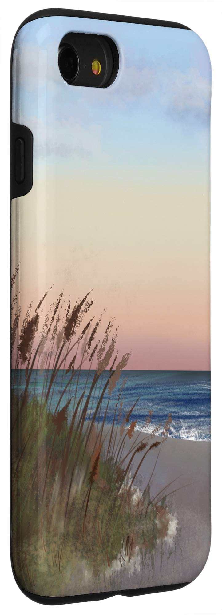 iPhone SE (2020) / 7 / 8 Shockproof Protective Phone Case with Beach Sunrise Design - Perfect for Travel, Vacation & Outdoor Activities