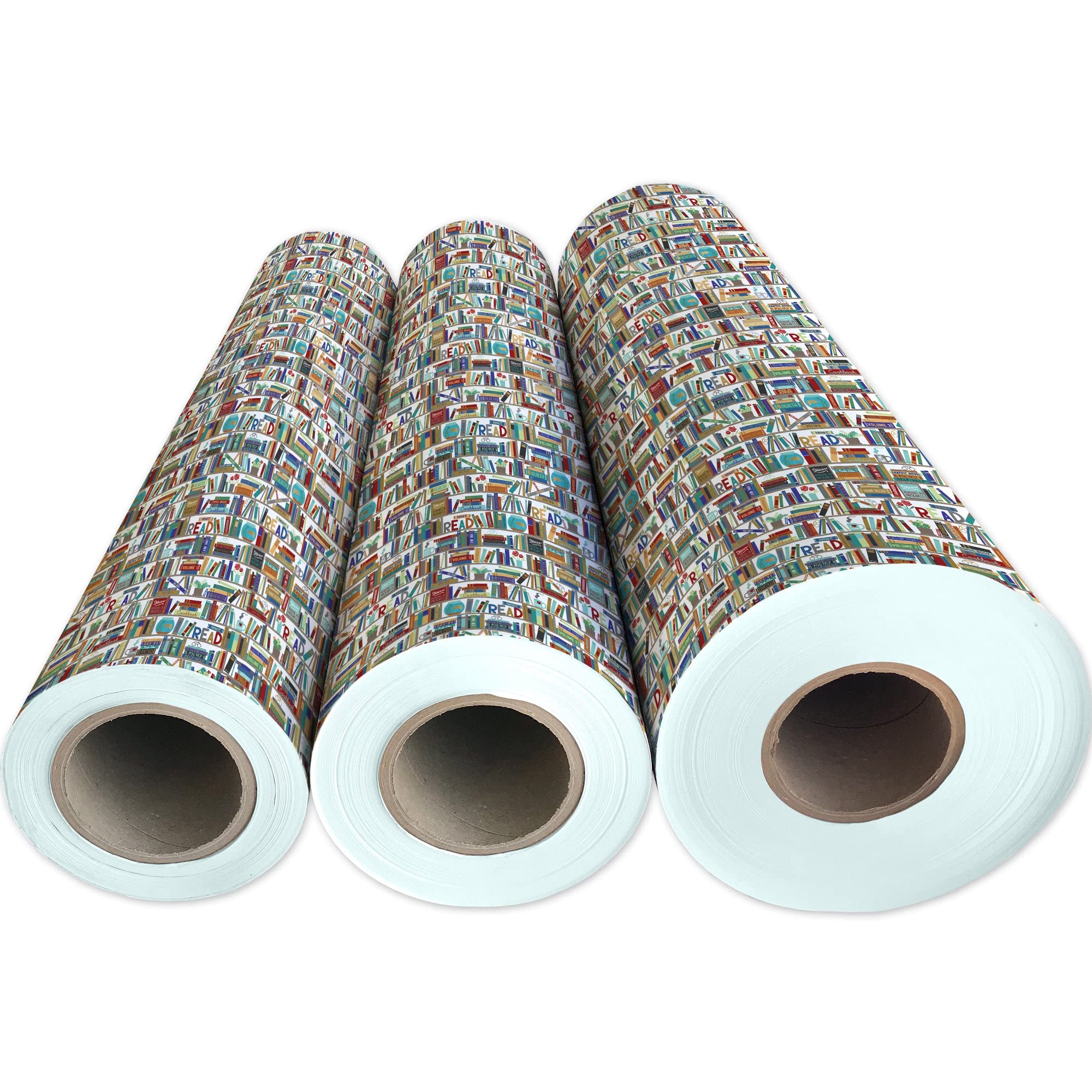 Jillson Roberts Bulk Gift Wrap - 833 Feet x 24 Inches, Everyday Gift Wrapping Paper for Books, Presents & Holiday Gifts - Perfect for Christmas, Birthdays & Party Favors