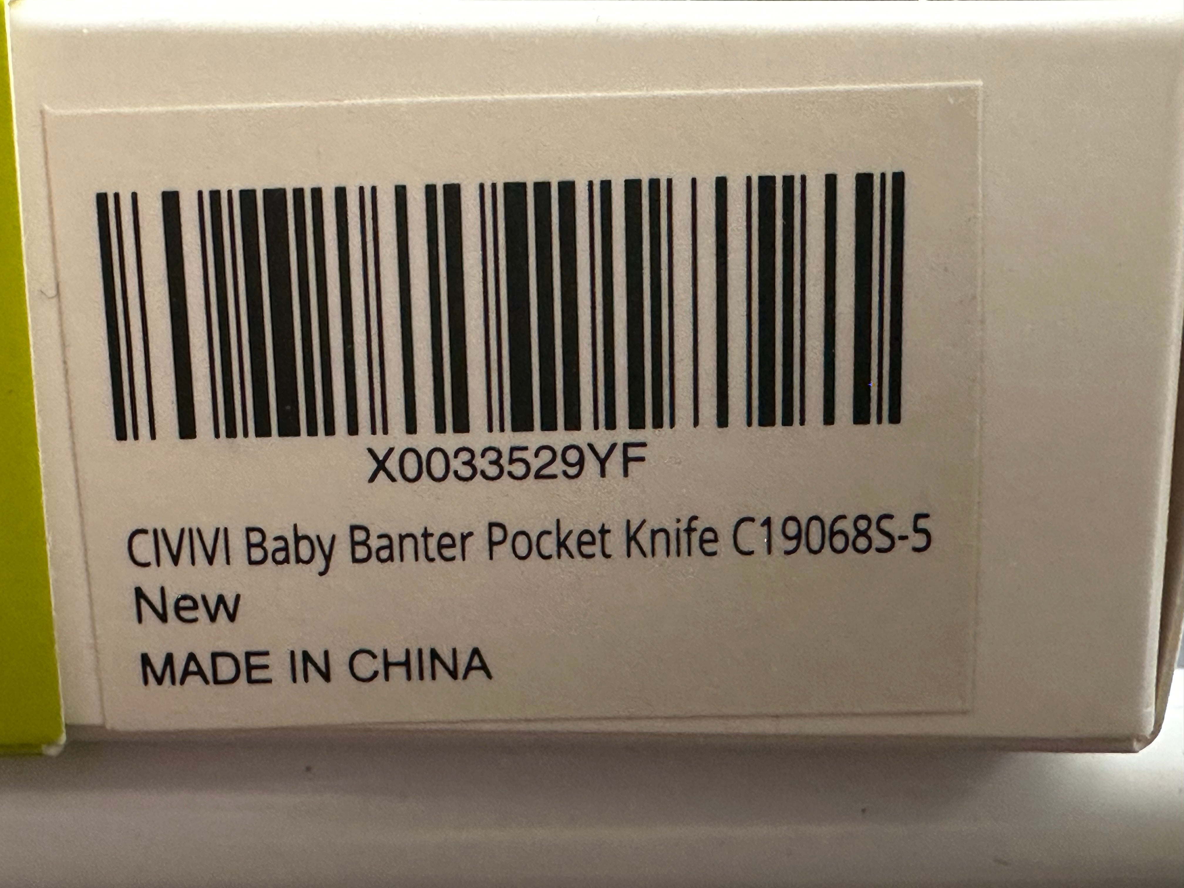 Civivi Baby Banter Folding Pocket Knife - 2.3