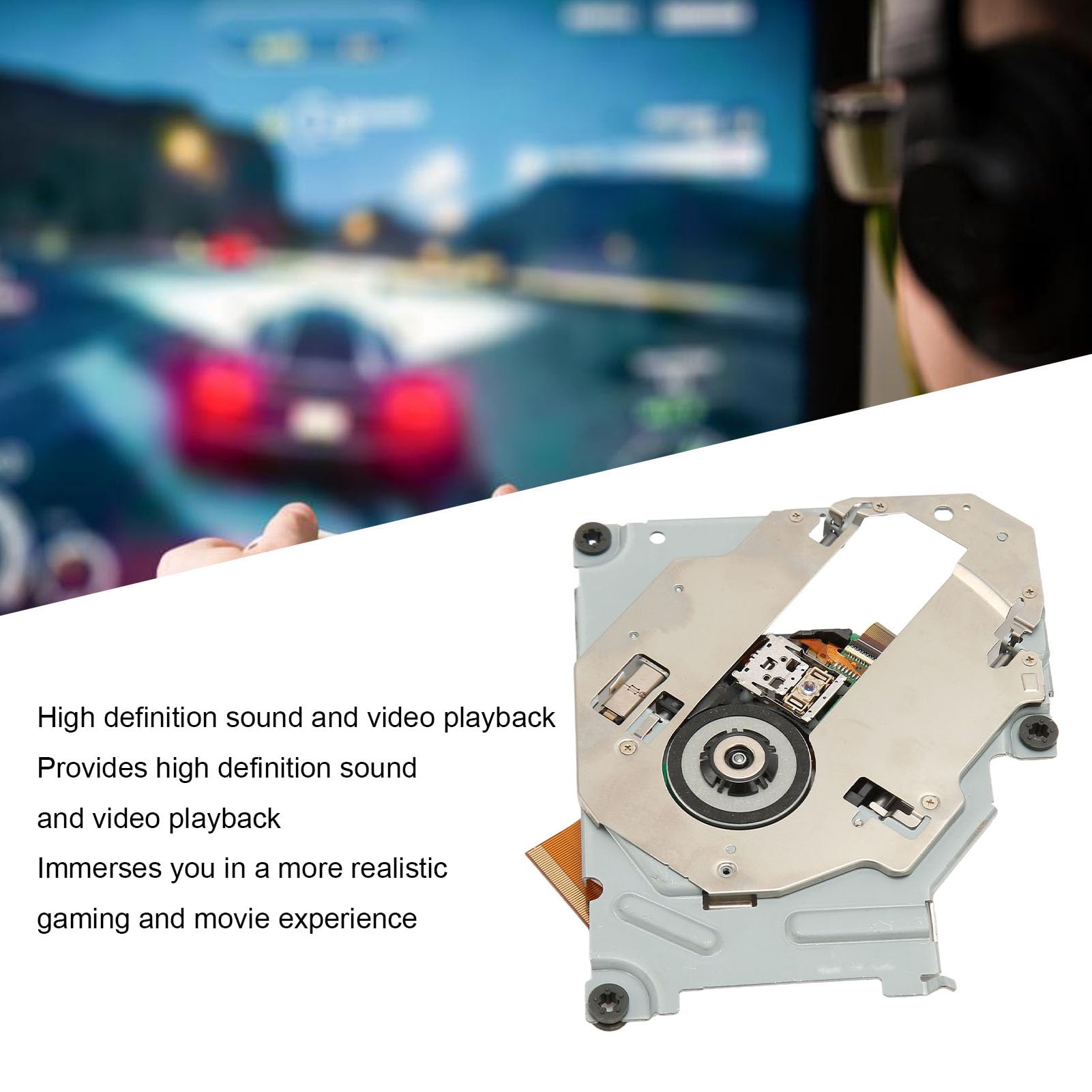 Optical Pickup Lens for Game Consoles - HD Sound & Video Playback, Stable & Durable Replacement for Enhanced Gaming Experience