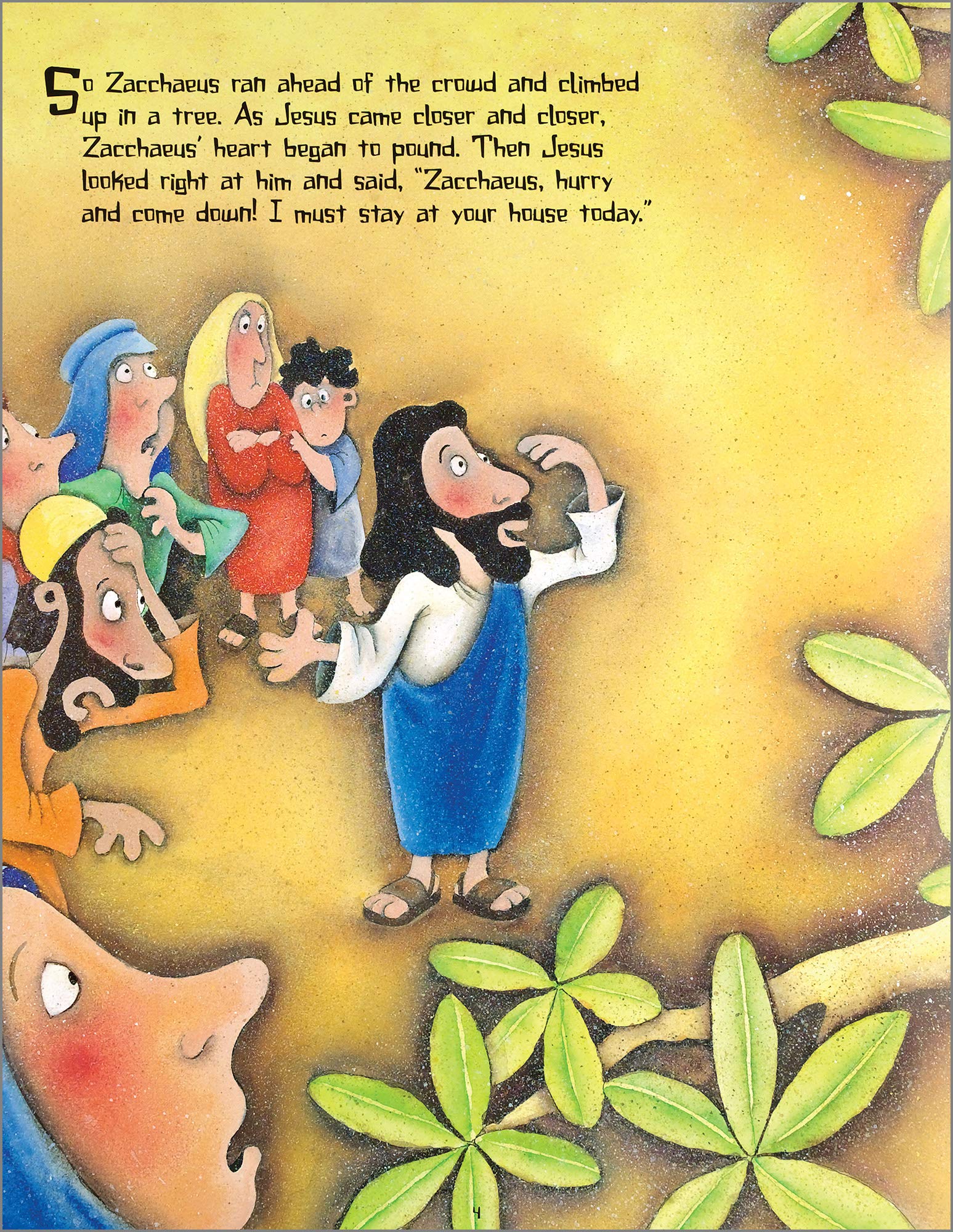 Bible Big Books: Zacchaeus - Large Print Bible Story Book for Kids, Sunday School & Christian Education - Perfect for Storytime, Gifts & Home Devotionals