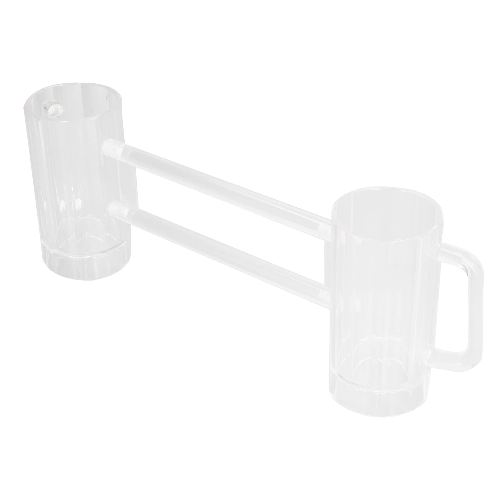Personalized Double Conjoined Beer Glass Set - Heavy Base Game Drinking Mugs for Parties, KTV, Bars & Competitions | Perfect for Beer Pong, Celebrations & Social Gatherings