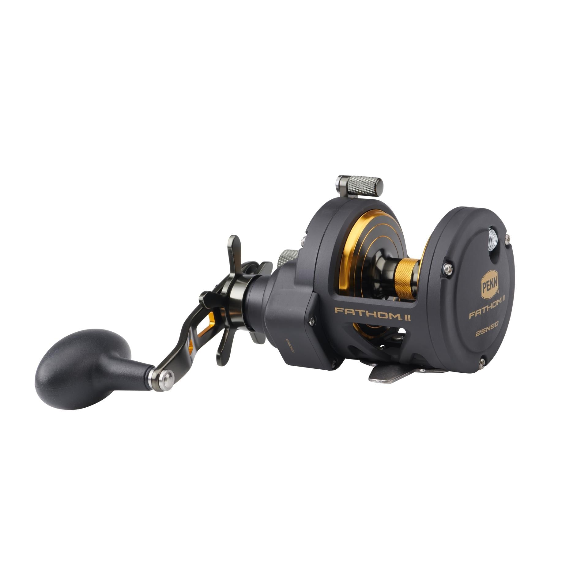 PENN Fathom™ II Star Drag Conventional Fishing Reel - Saltwater & Freshwater Fishing Gear for Offshore, Surf, and Boat Anglers