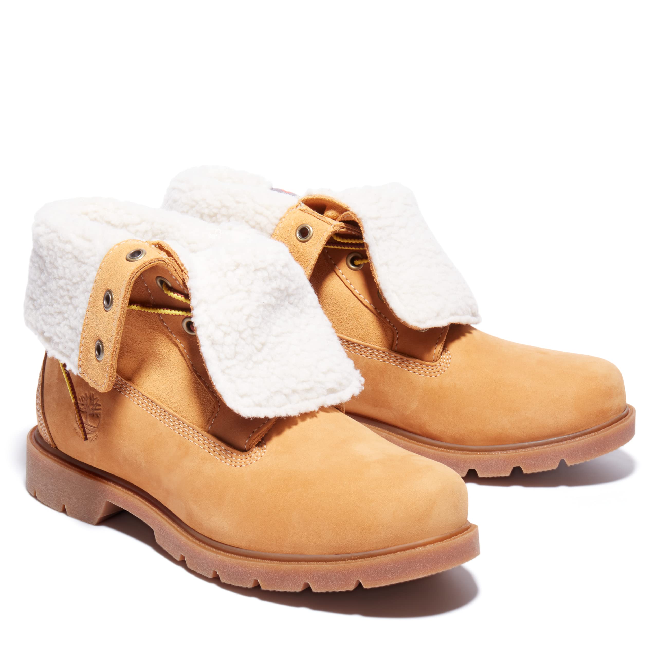 Timberland Women's Linden Woods Waterproof Fleece-Lined Fold-Down Winter Boots - Warm & Stylish for Hiking, Snow & Casual Outfits