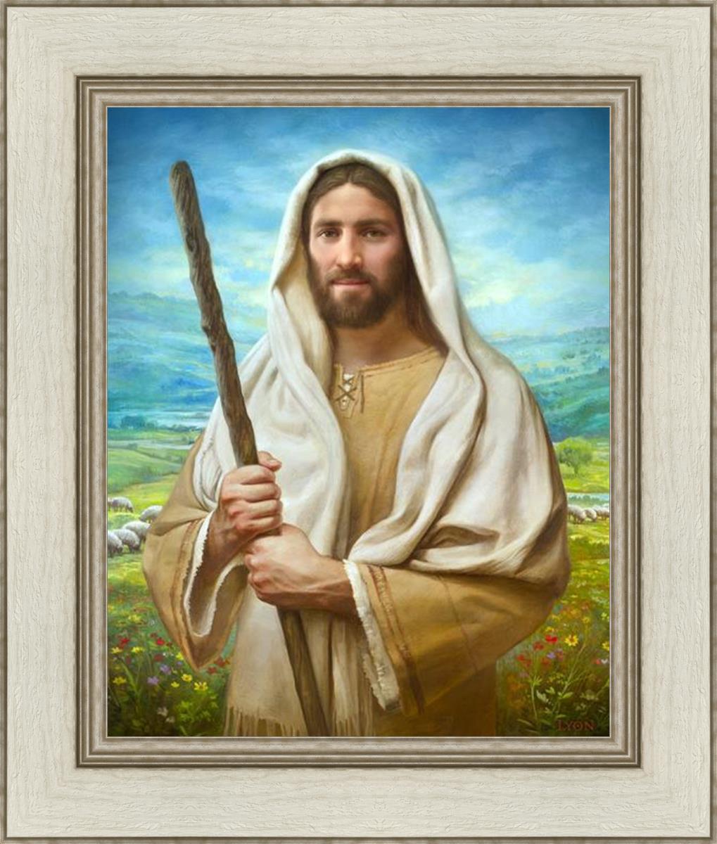 Feed My Sheep by Howard Lyon - Inspirational Christian Art Print for Home, Office & Church Decor - Perfect for Gifts & Spiritual Encouragement
