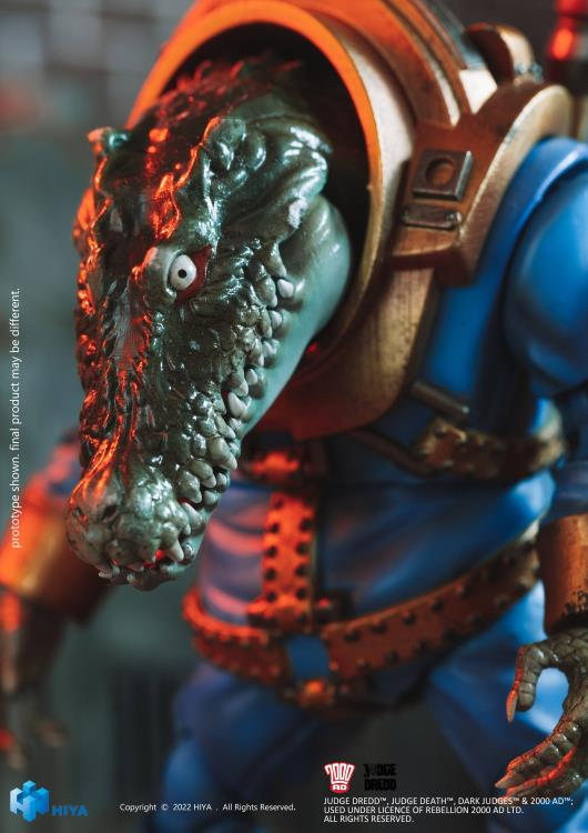1/18 HIYA 4inch Action Figure - Exquisite Mini Series Judge Dredd Klegg Mercenary Collectible Toy for Display & Play | Perfect for Comic Fans & Collectors