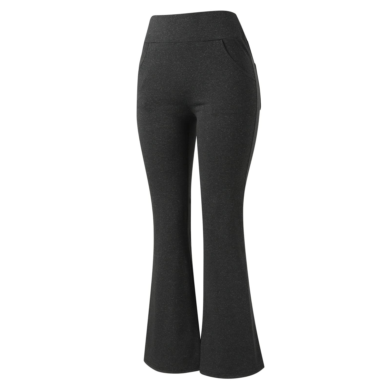 High Waist Bootcut Yoga Pants for Women - Tummy Control & Butt Lifting Flare Leggings with Pockets - Perfect for Workouts, Yoga & Casual Wear