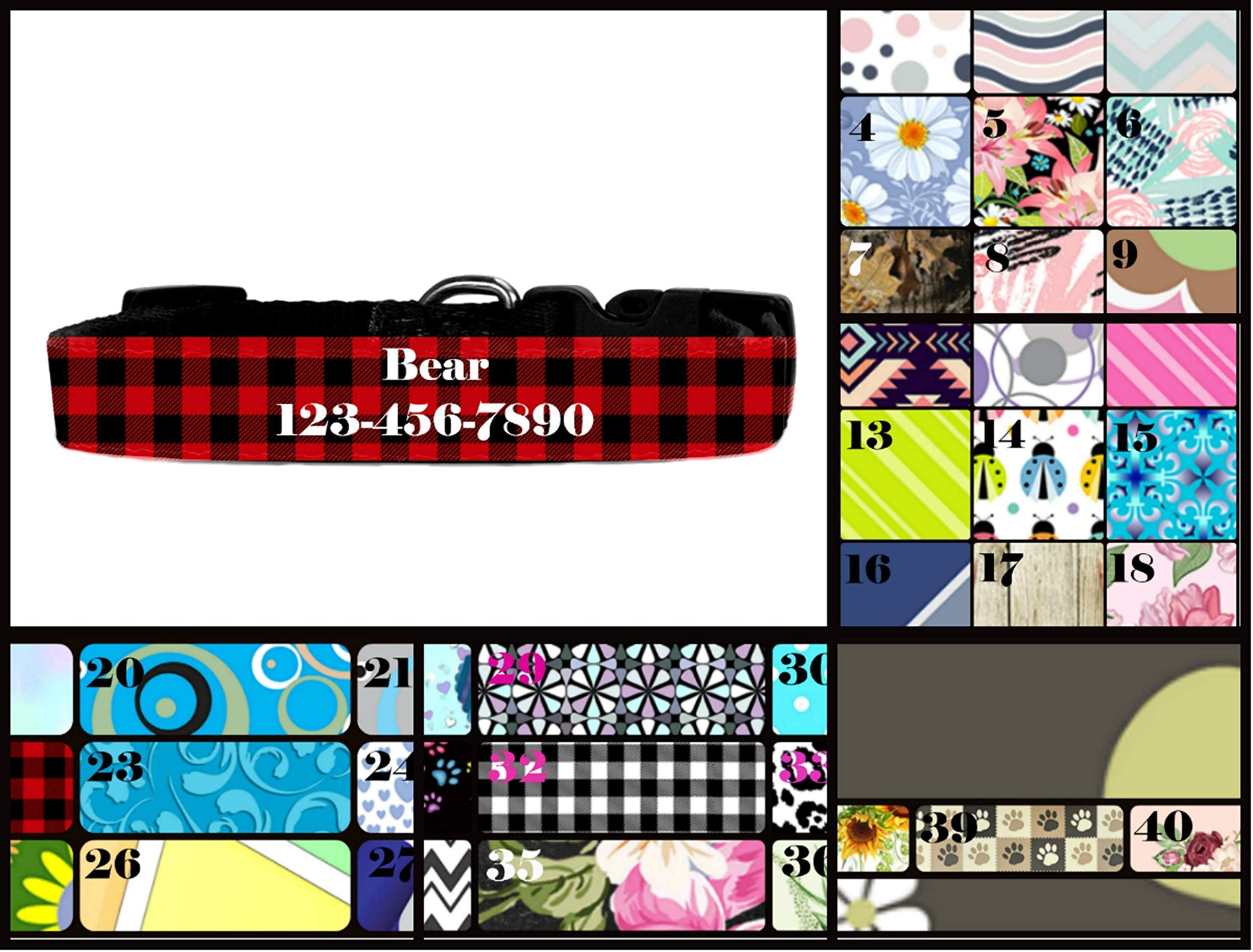 Custom Personalized Dog Collar - Engraved Pet Collar with Name - Perfect Gift for Dog Owners & New Pet Parents - Ideal for Walks, Training & Special Occasions
