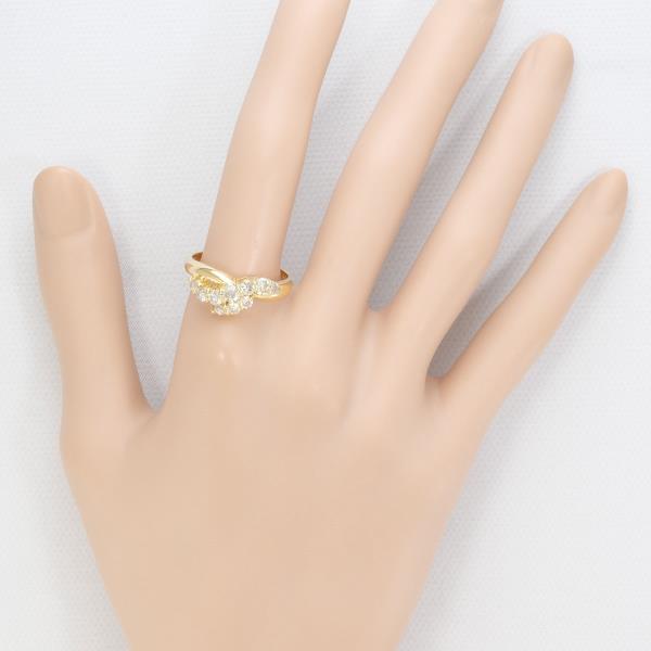 18K Yellow Gold Diamond Ring for Women - Elegant Solitaire Engagement & Wedding Band - Perfect for Proposals, Anniversaries, and Special Occasions