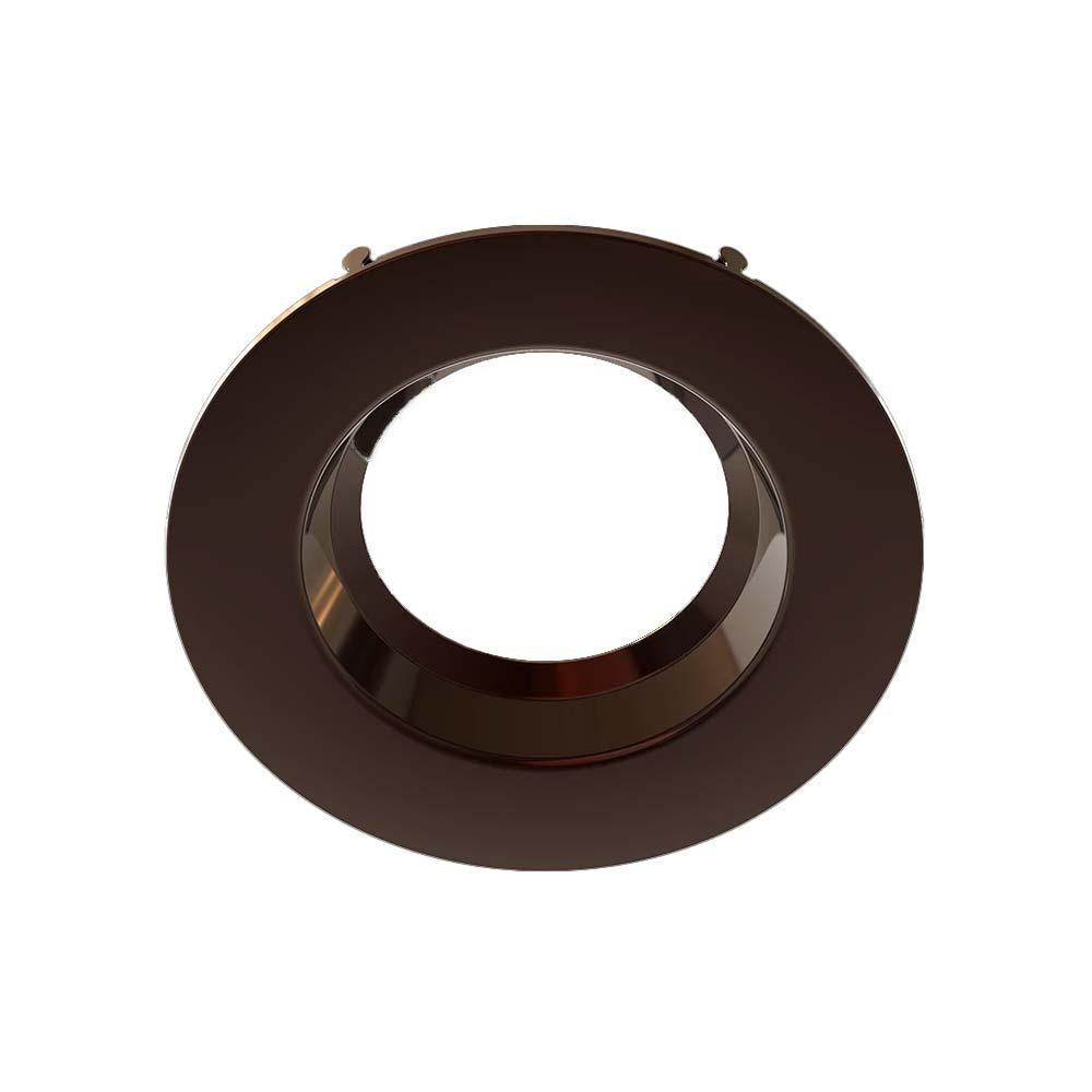 6 Round Trim Smooth Bronze Finish - Elegant Cabinet & Furniture Hardware for Home Decor and DIY Projects
