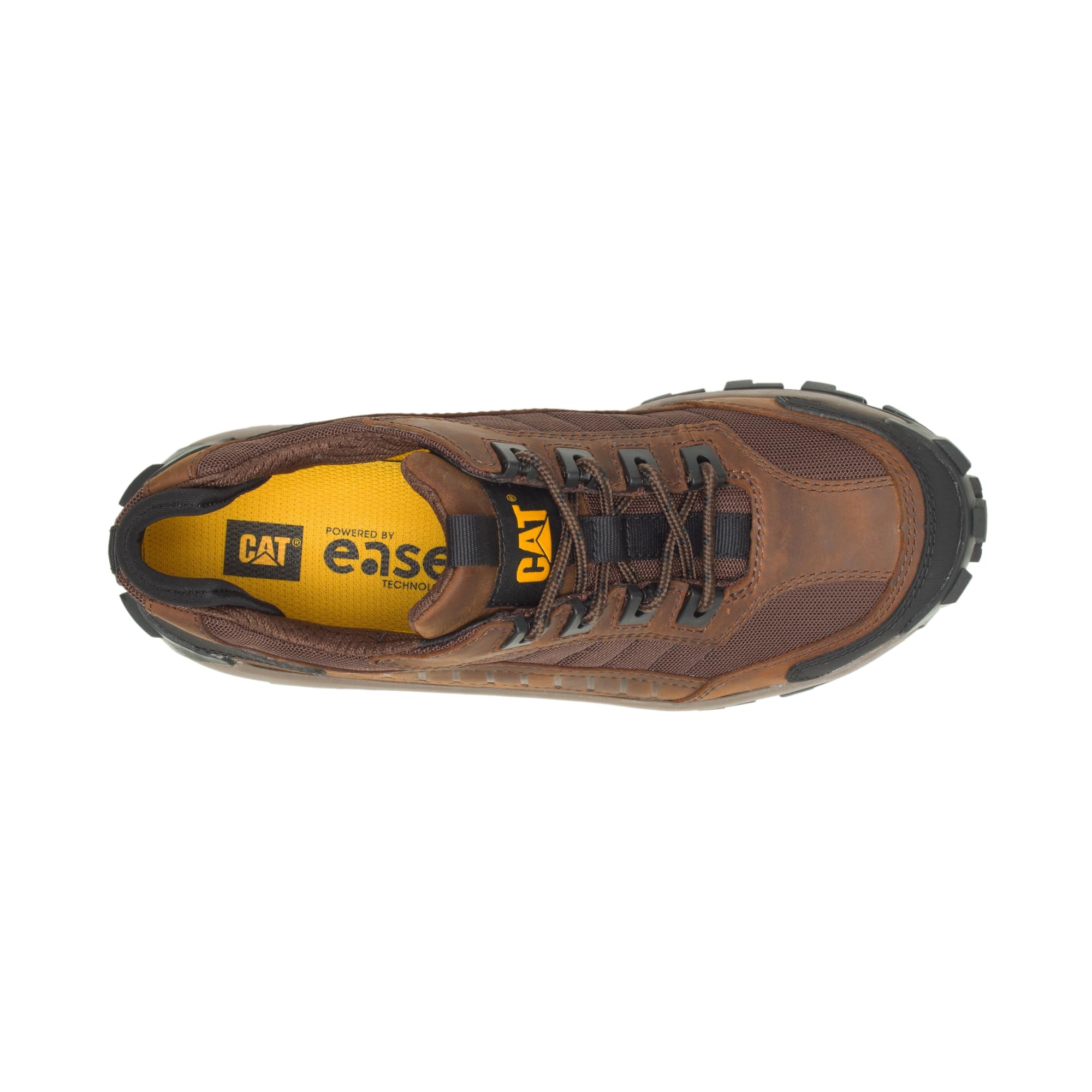 CAT Footwear Men's Invader Steel Toe Work Boots - Durable Safety Shoes for Construction, Warehouse & Industrial Work | Slip & Oil Resistant Work Boots for Men