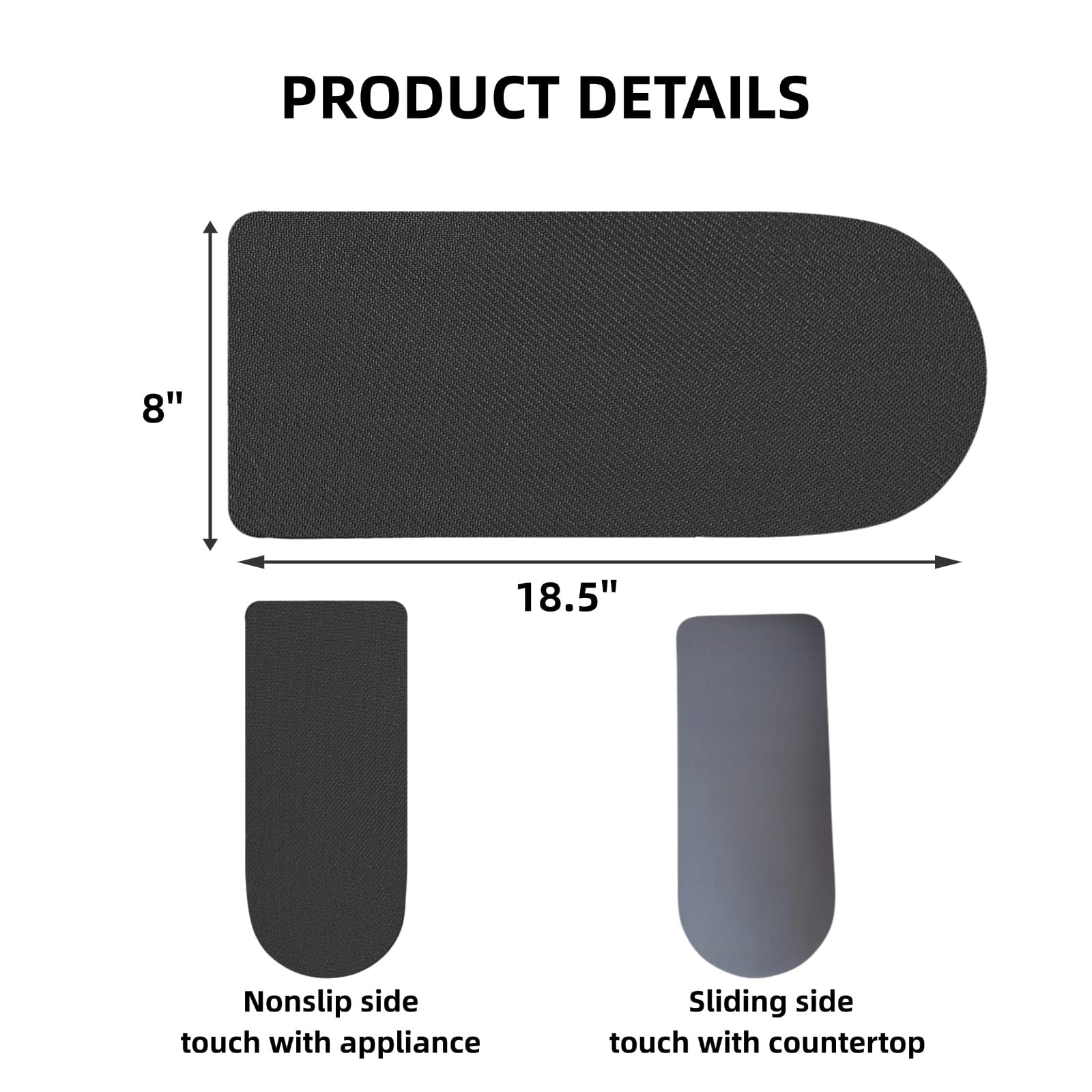 Ninja Slushie Machine FS301 Sliding Pad - 18.5 x 8 Inch Quick Slide Accessory for Ninja Drink Maker | Perfect for Smoothies, Cocktails & Frozen Drinks at Home Parties