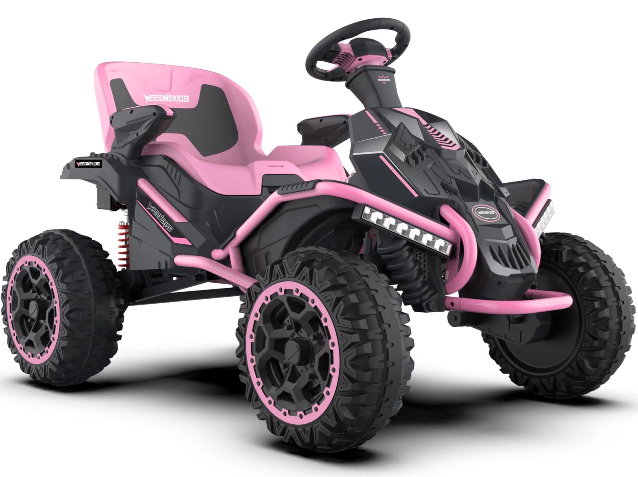 24V Kids Electric Ride-On Car with 4x 300W Motors, Bluetooth Speaker & 7AH Battery - Adjustable Seat for Ages 3-12 | Outdoor Play, Backyard Racing & Birthday Gifts for Big Kids