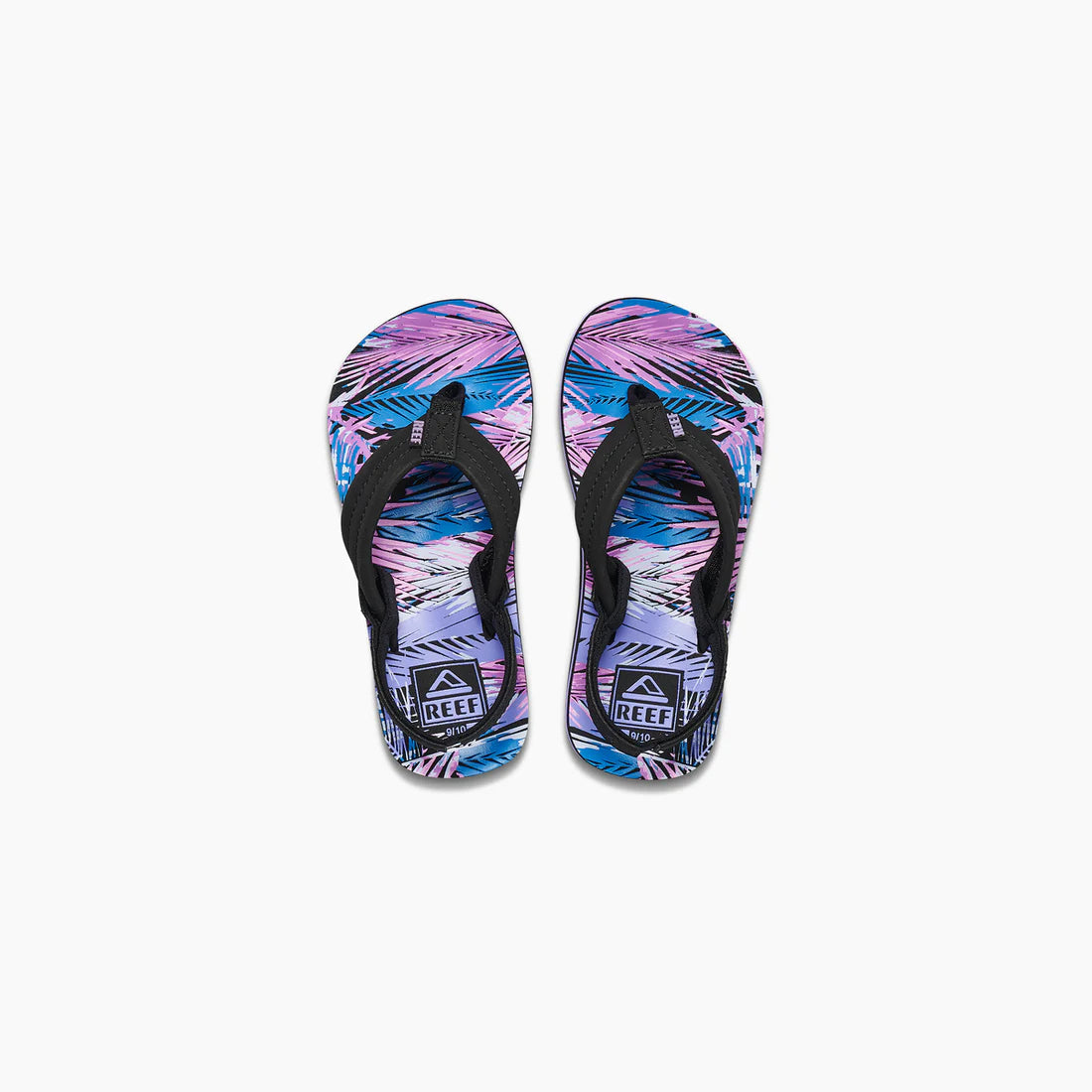 **Reef Palm Fronds Little Ahi Toddler Sandals - Comfortable Beach Shoes for Kids - Perfect for Summer, Pool, and Outdoor Play**