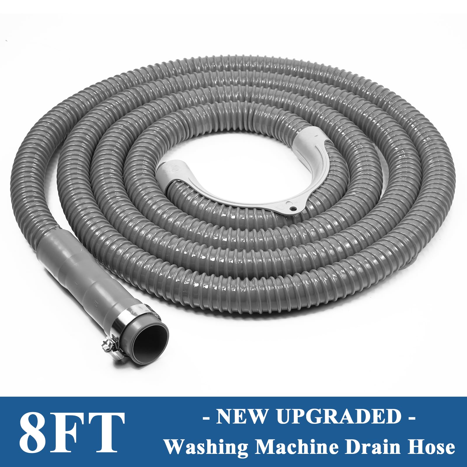 8Ft Universal Washing Machine Hose Extension - Fit Most Washers for Laundry Rooms