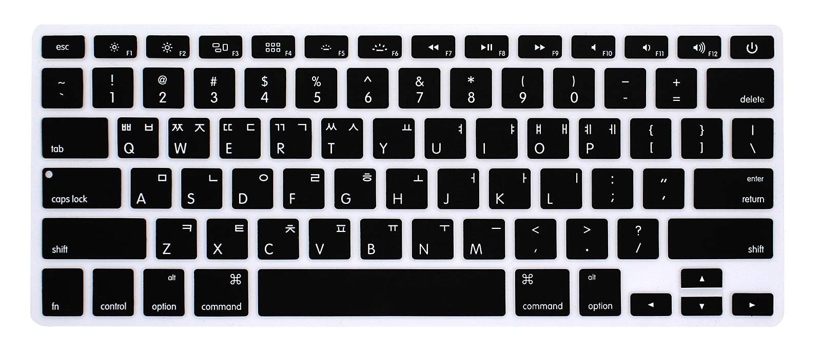 HRH Korean Silicone Keyboard Cover Skin for MacBook Air 13