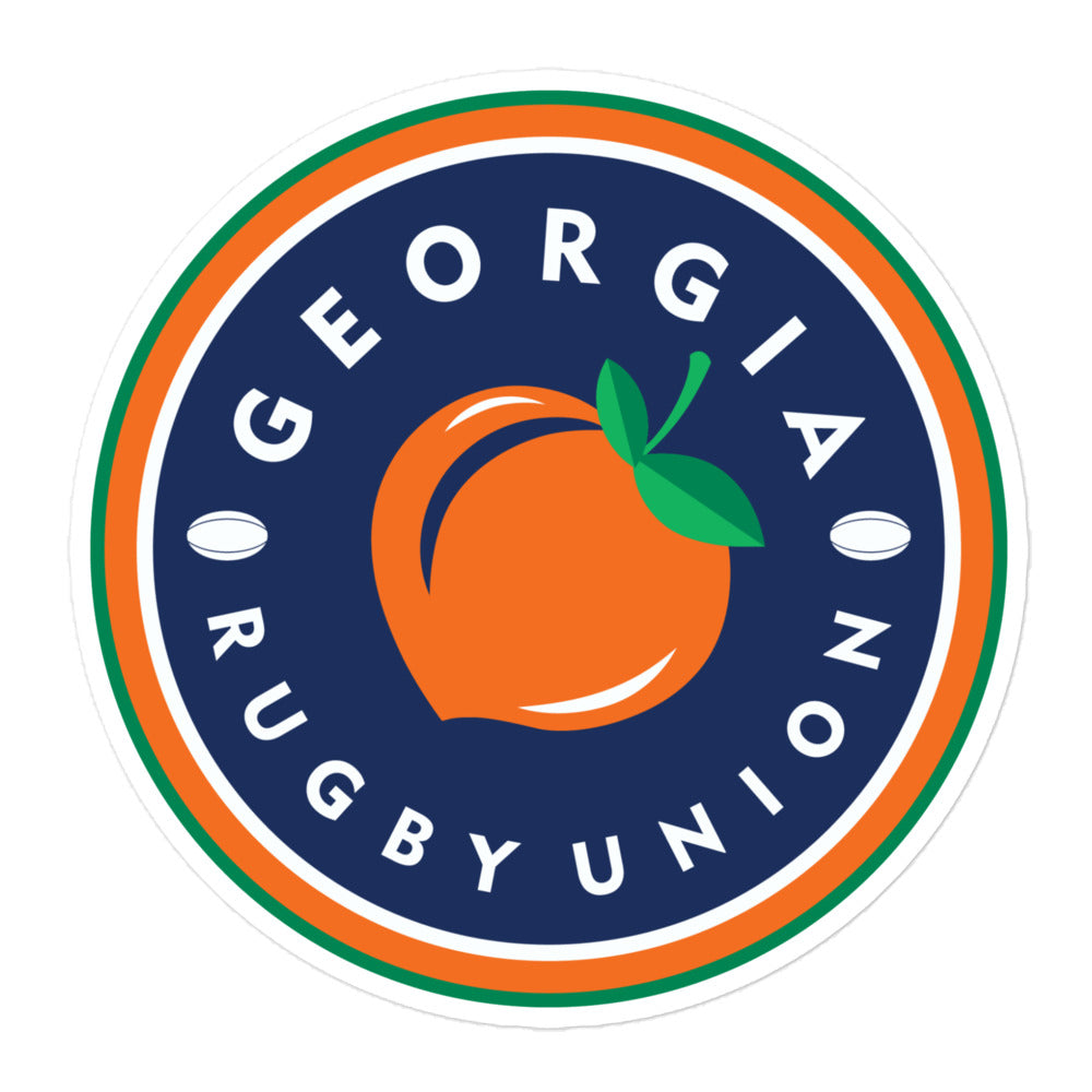 Georgia Rugby Union Stickers - Premium Vinyl Decals for Cars, Laptops & Water Bottles - Show Your Team Spirit at Games, Tailgates & More