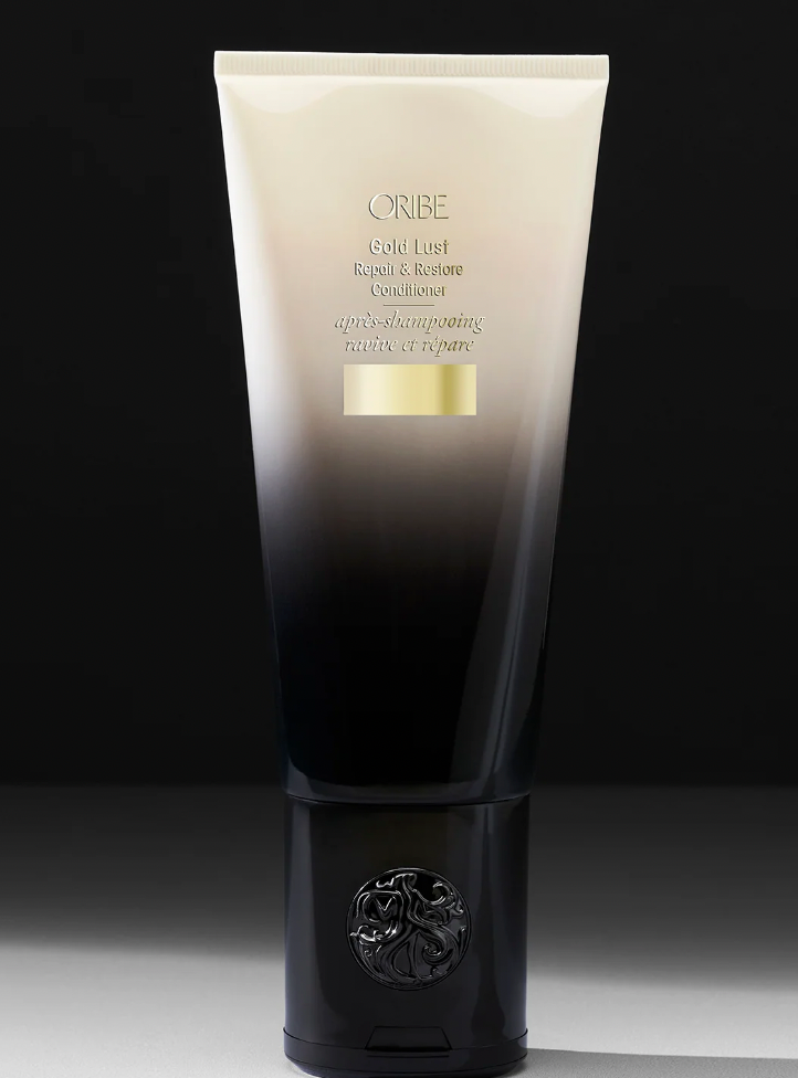 Oribe Gold Lust Repair & Restore Conditioner for Damaged Hair - Deep Hydration & Shine for Color-Treated, Dry & Frizzy Hair - Salon-Quality Hair Care at Home