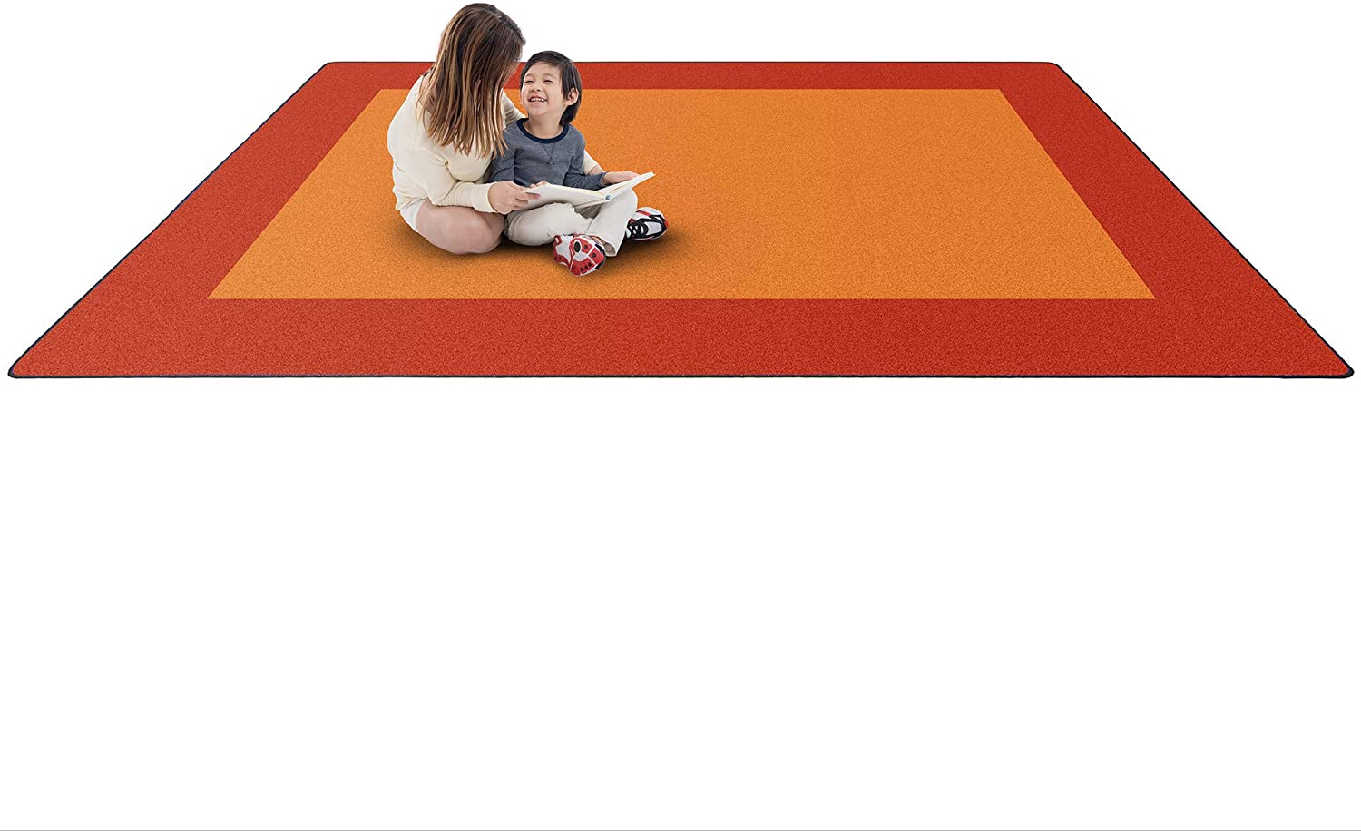 7'8 x 10'9 Soft Plush Area Rug for Living Room - Non-Slip Modern Home Decor Carpet for Bedroom, Office & Dining Room - Cozy Floor Mat for Family Gatherings & Relaxation