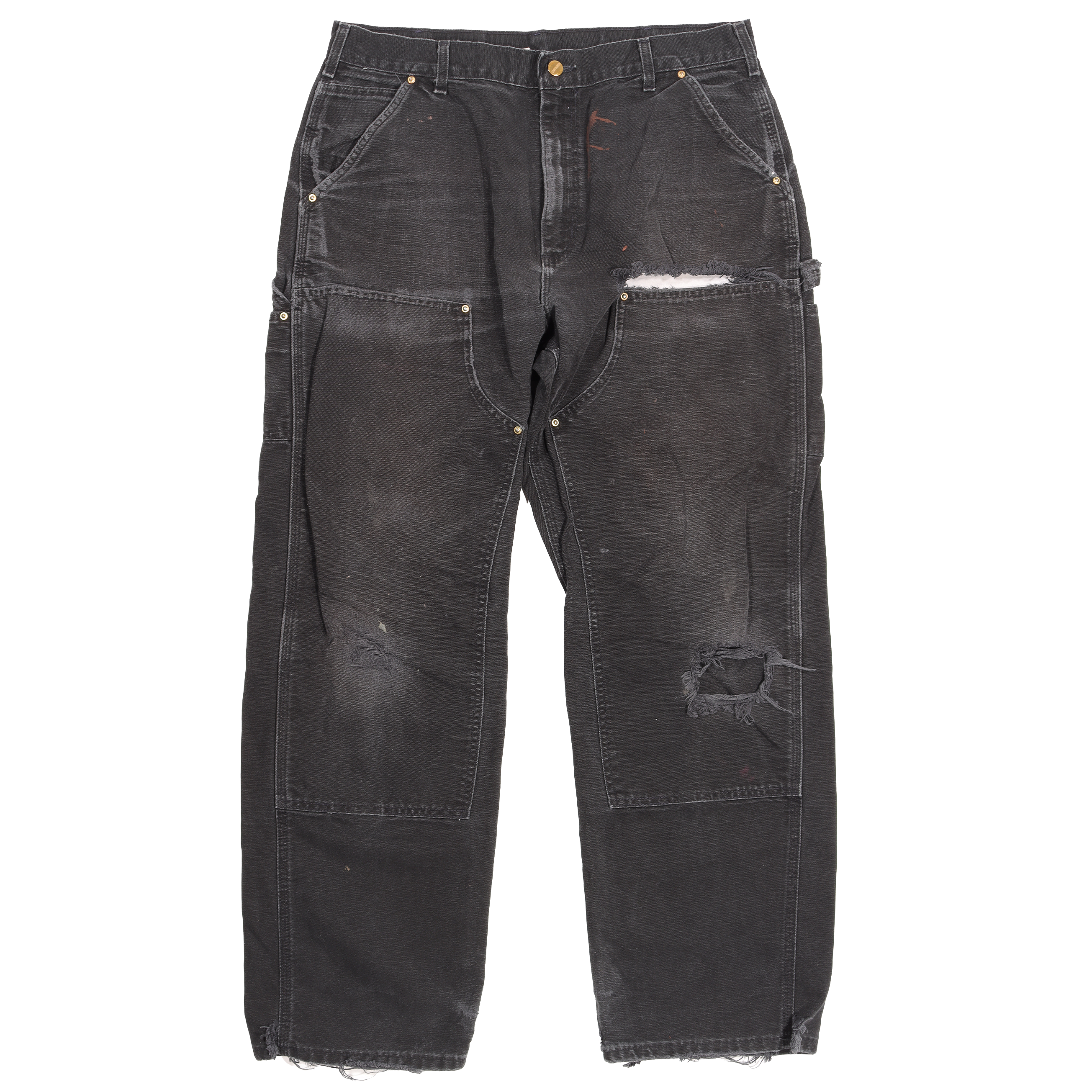 Vintage 1990s Carhartt Work Pants for Men - Durable Canvas Workwear for Construction, Farming & Outdoor Activities