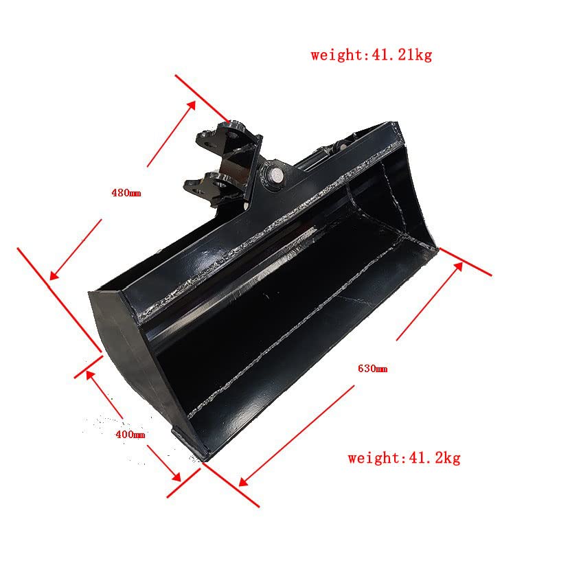 TYPHON 600mm Tilting Bucket Attachment for Mini Excavators - Heavy Duty Excavator Bucket for TYPHON Machinery - Perfect for Landscaping, Trenching & Construction Projects