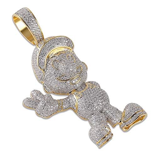 Iced Out Rhinestone Crystal Necklace - 10mm 18