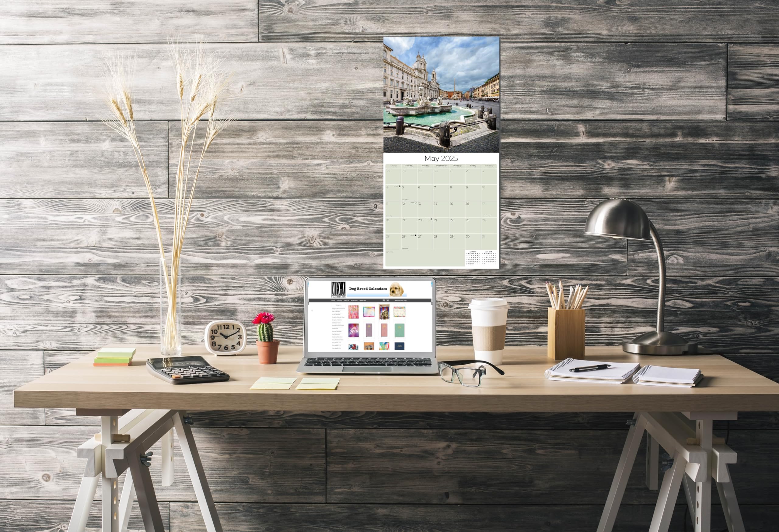 2024-2025 Rome Travel Wall Calendar - 12